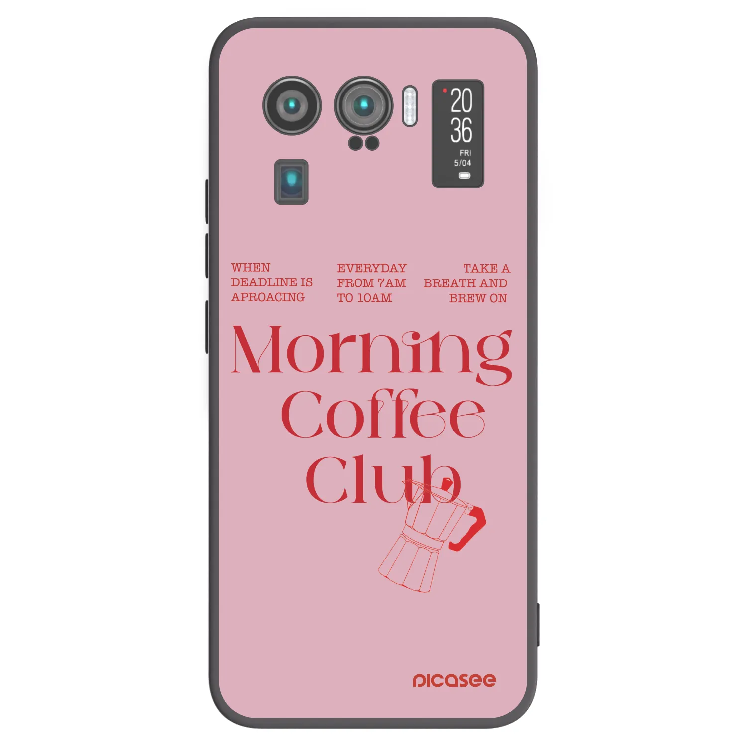 Picasee silikonový černý obal pro Xiaomi Mi 11 Ultra - Morning