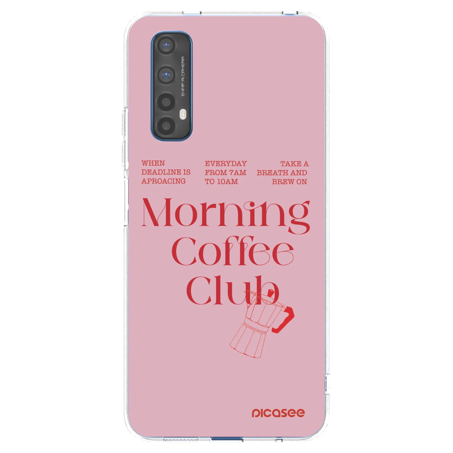 Picasee silikonový průhledný obal pro Realme 7 - Morning