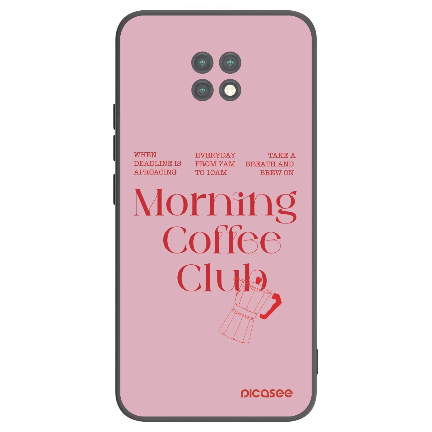 Picasee silikonový černý obal pro Xiaomi Redmi Note 9T - Morning