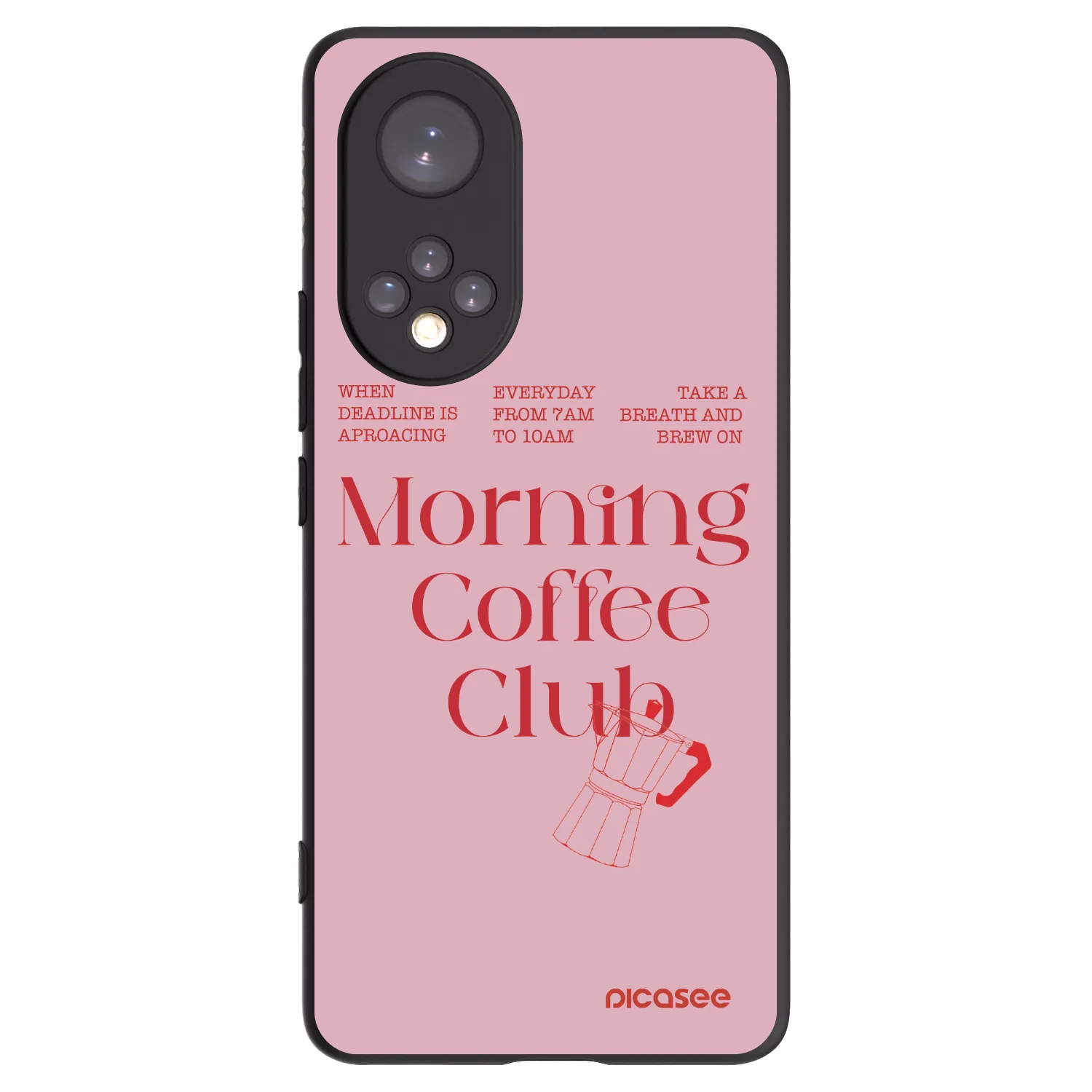 Picasee silikonový černý obal pro Honor 50 5G - Morning