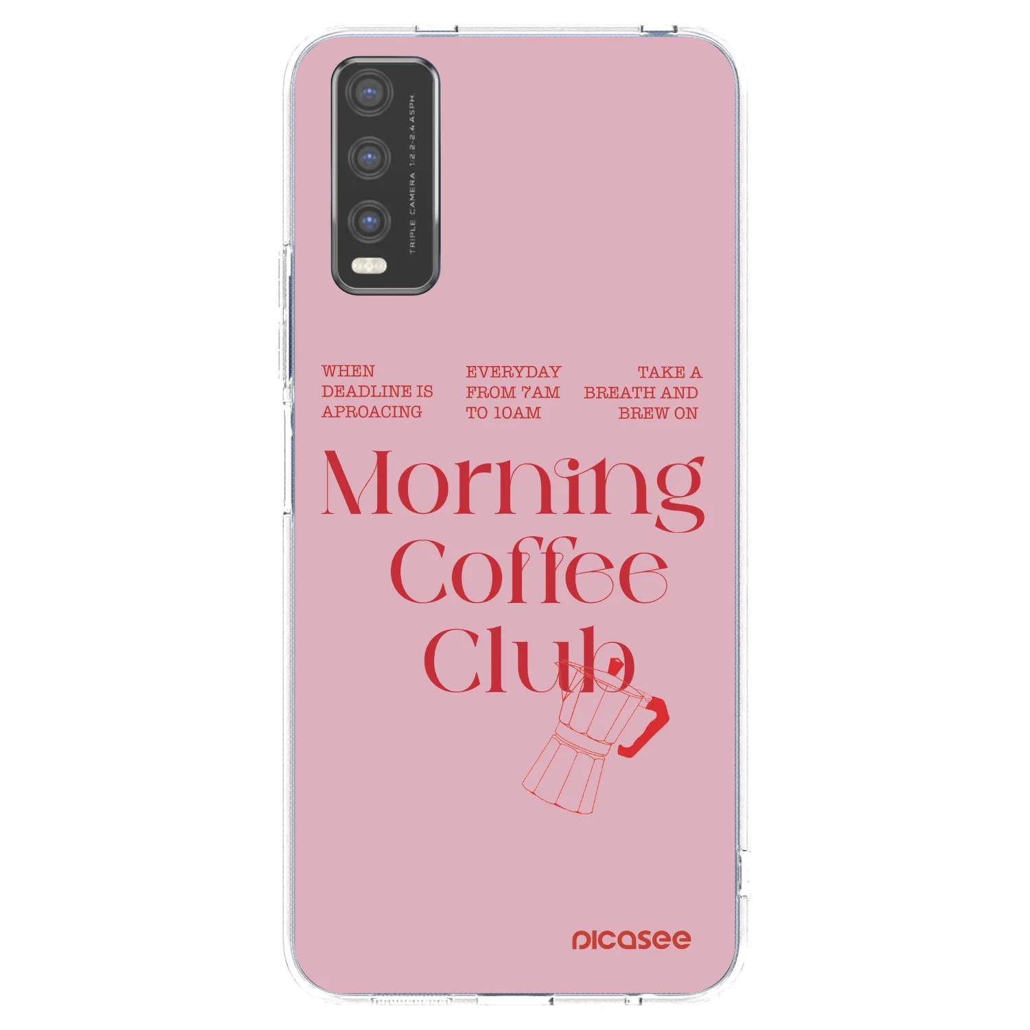 Picasee silikonový průhledný obal pro Vivo Y20s - Morning