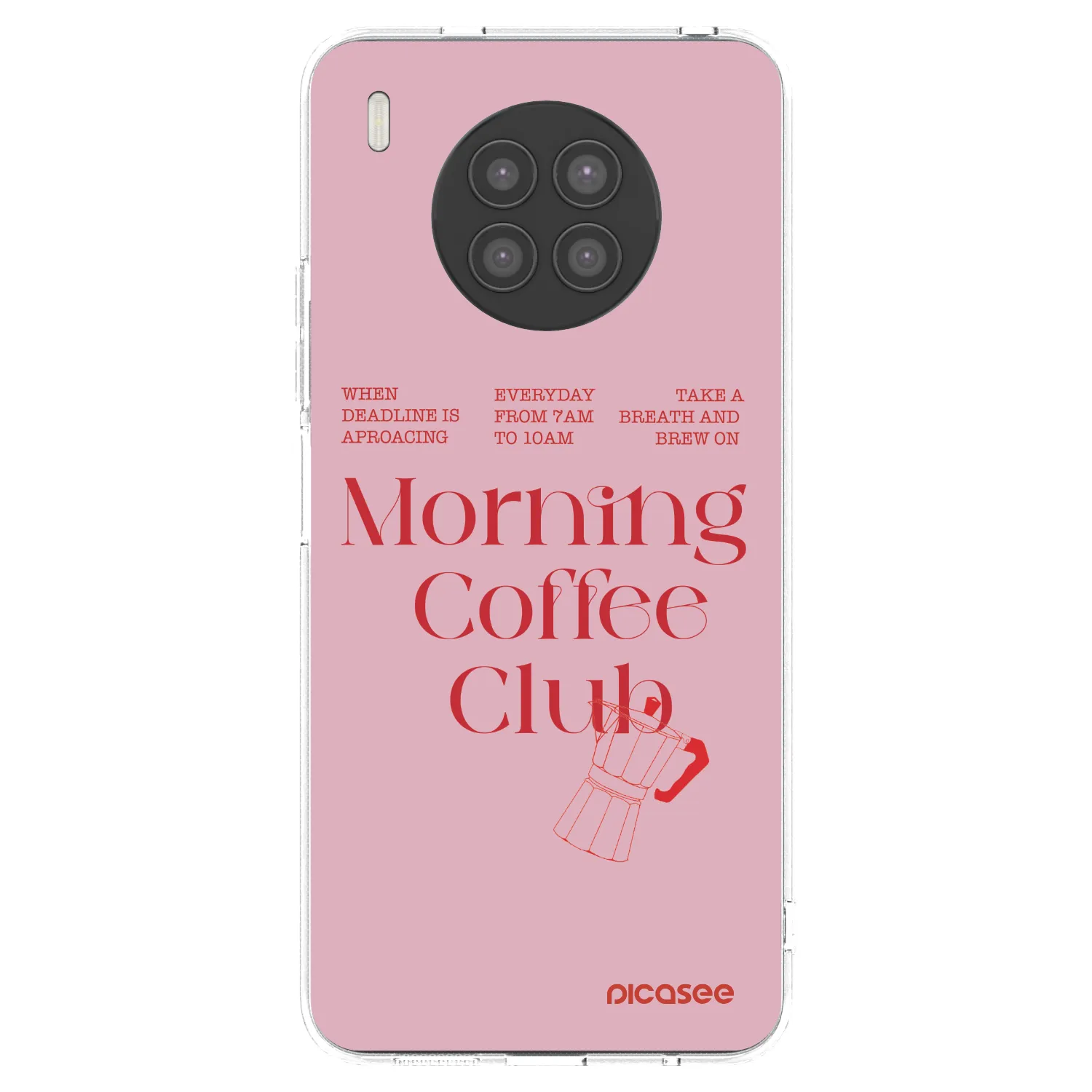Picasee silikonový průhledný obal pro Huawei Nova 8i - Morning