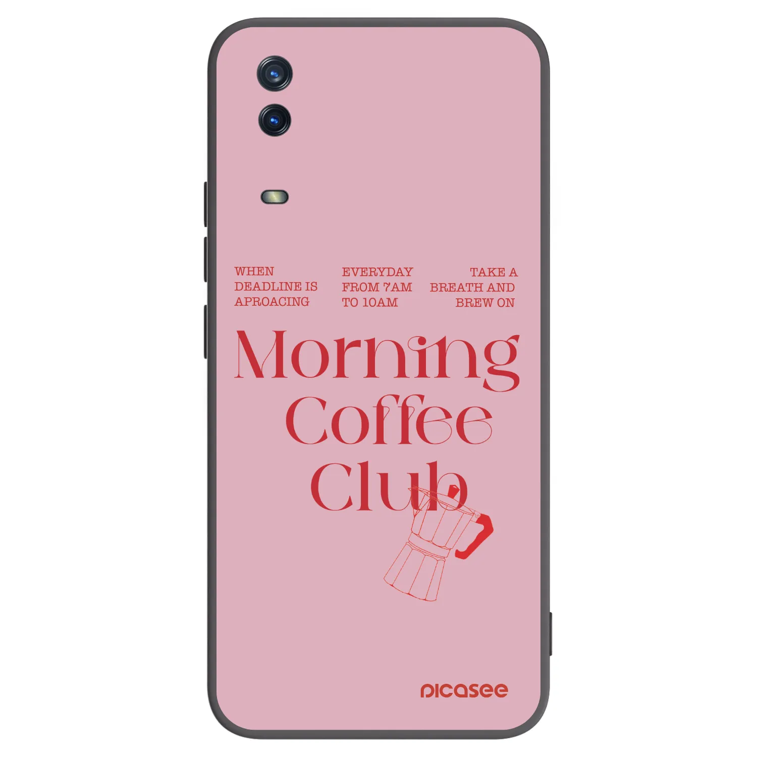 Picasee silikonový černý obal pro Vivo Y11s - Morning