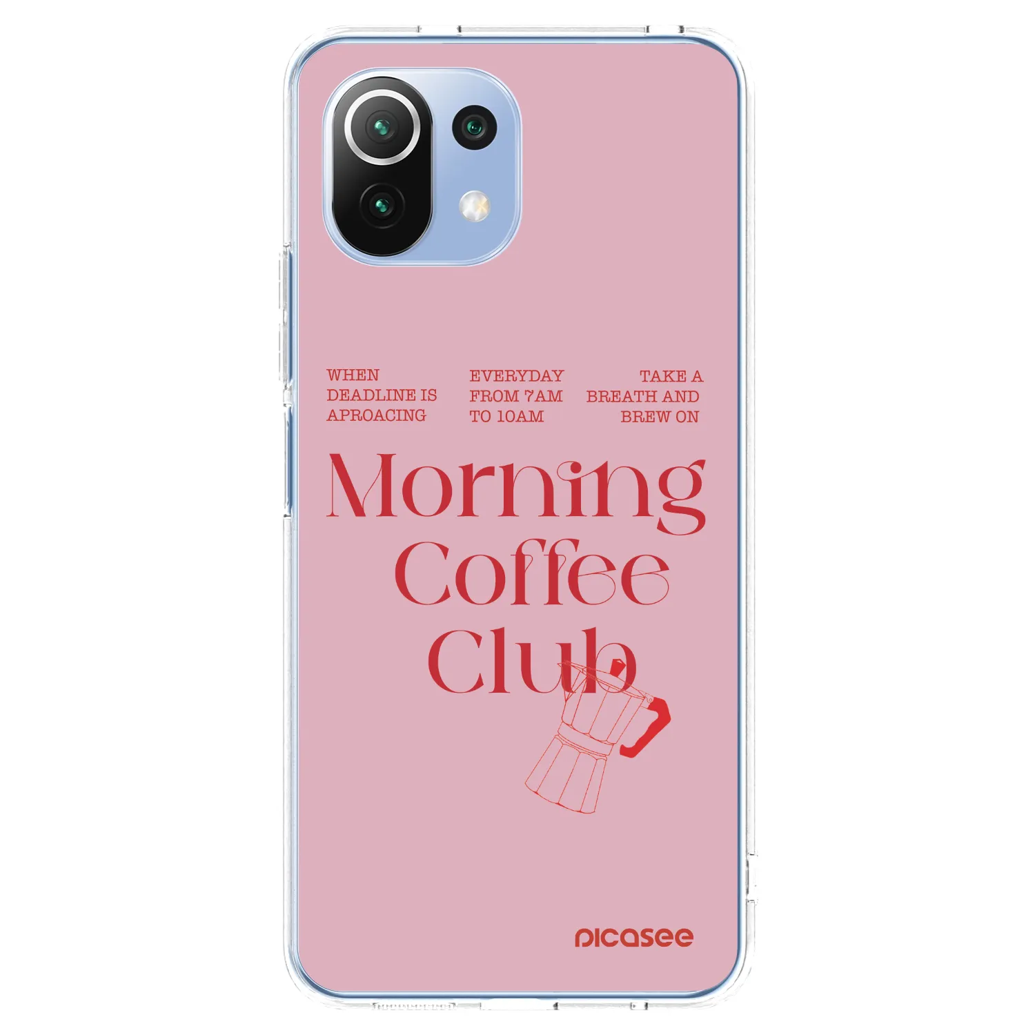 Picasee silikonový průhledný obal pro Xiaomi 11 Lite 5G NE - Morning