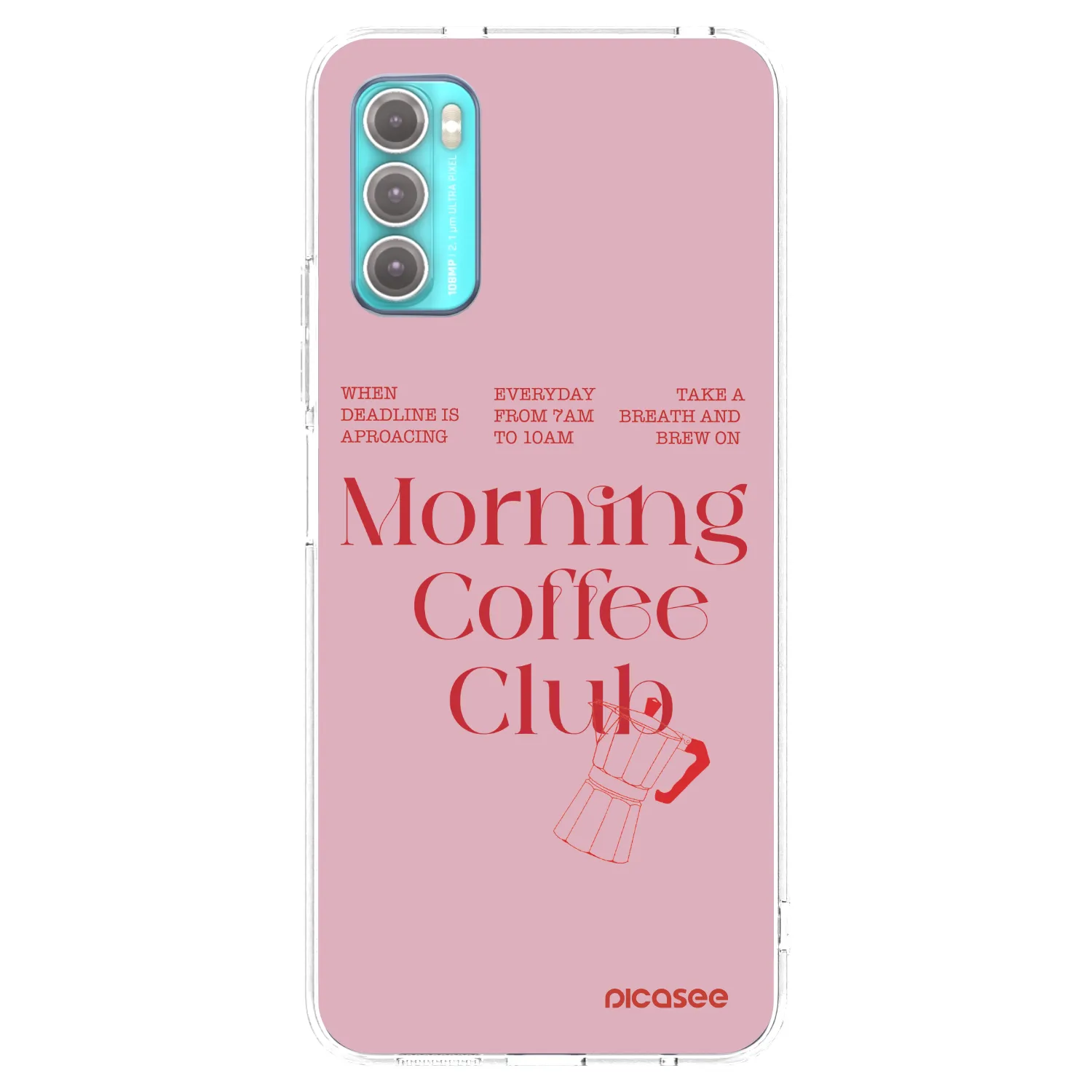 Picasee silikonový průhledný obal pro Motorola Moto G60 - Morning
