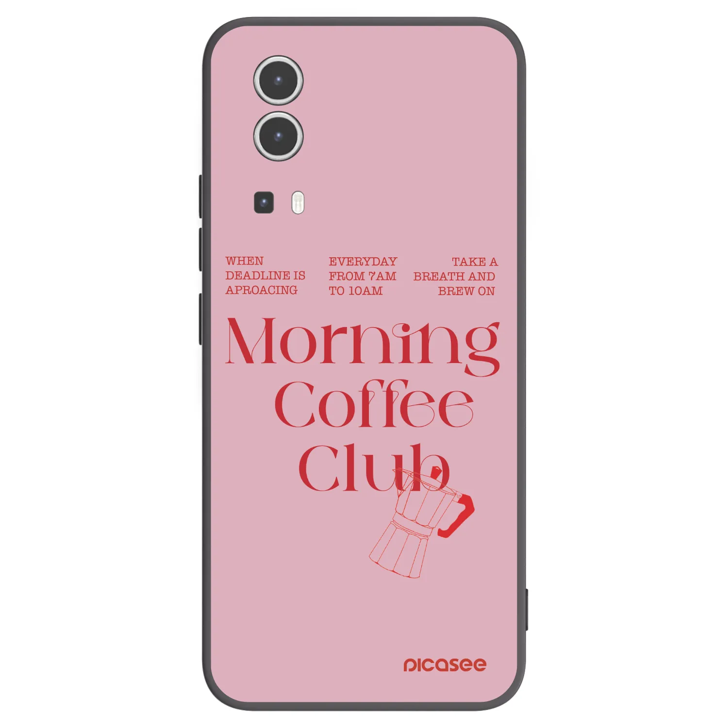 Picasee silikonový černý obal pro Vivo Y72 5G - Morning