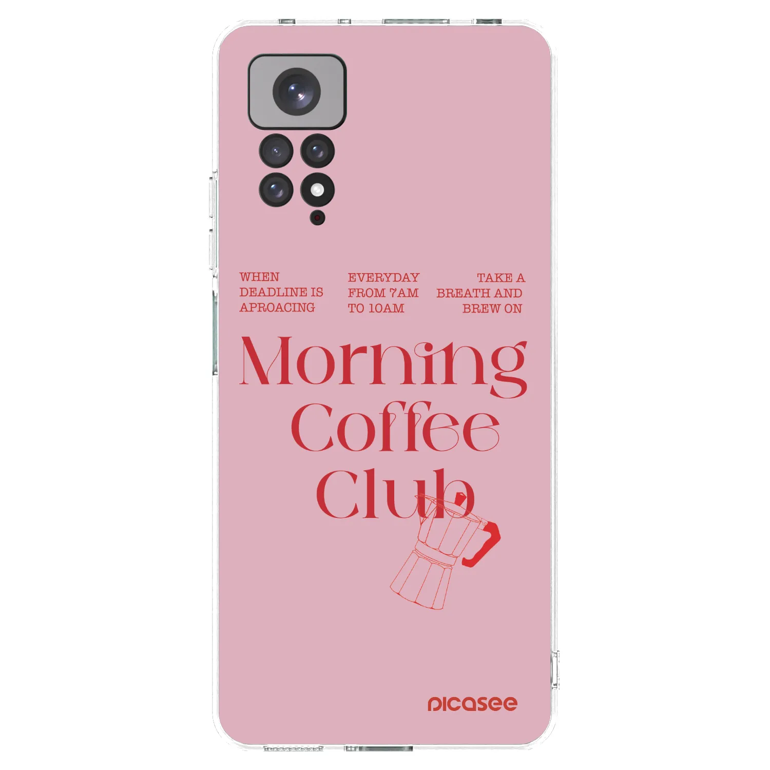 Picasee silikonový průhledný obal pro Xiaomi Redmi Note 11S 4G - Morning