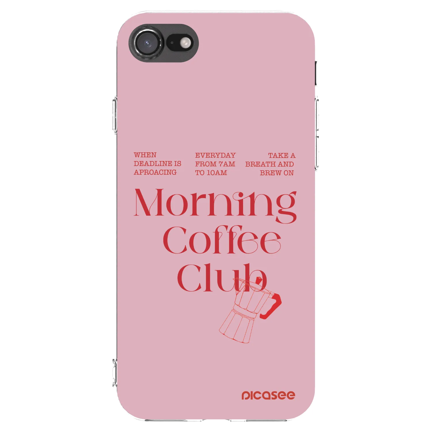 Picasee silikonový průhledný obal pro Apple iPhone SE 2022 - Morning