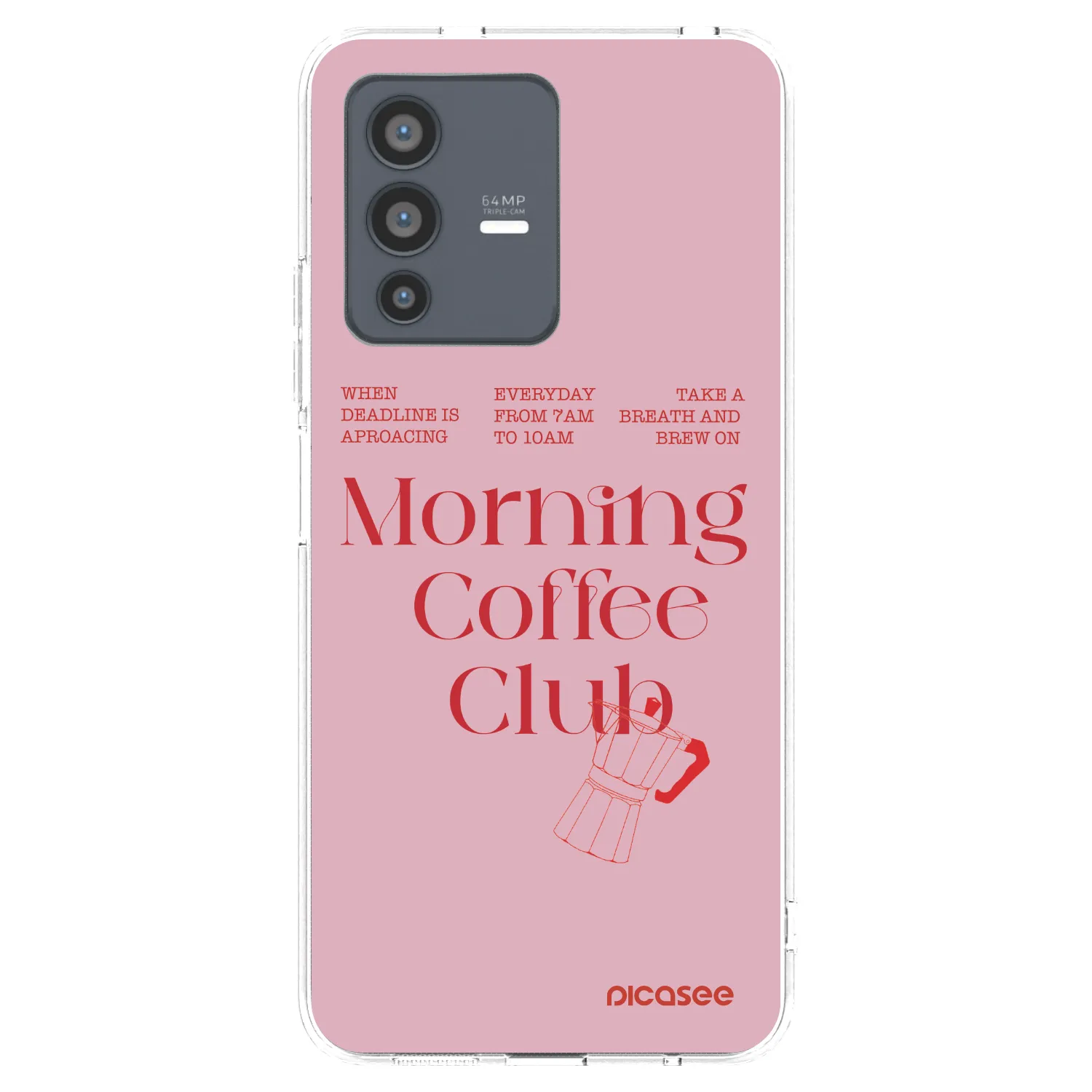 Picasee silikonový průhledný obal pro Vivo V23 5G - Morning