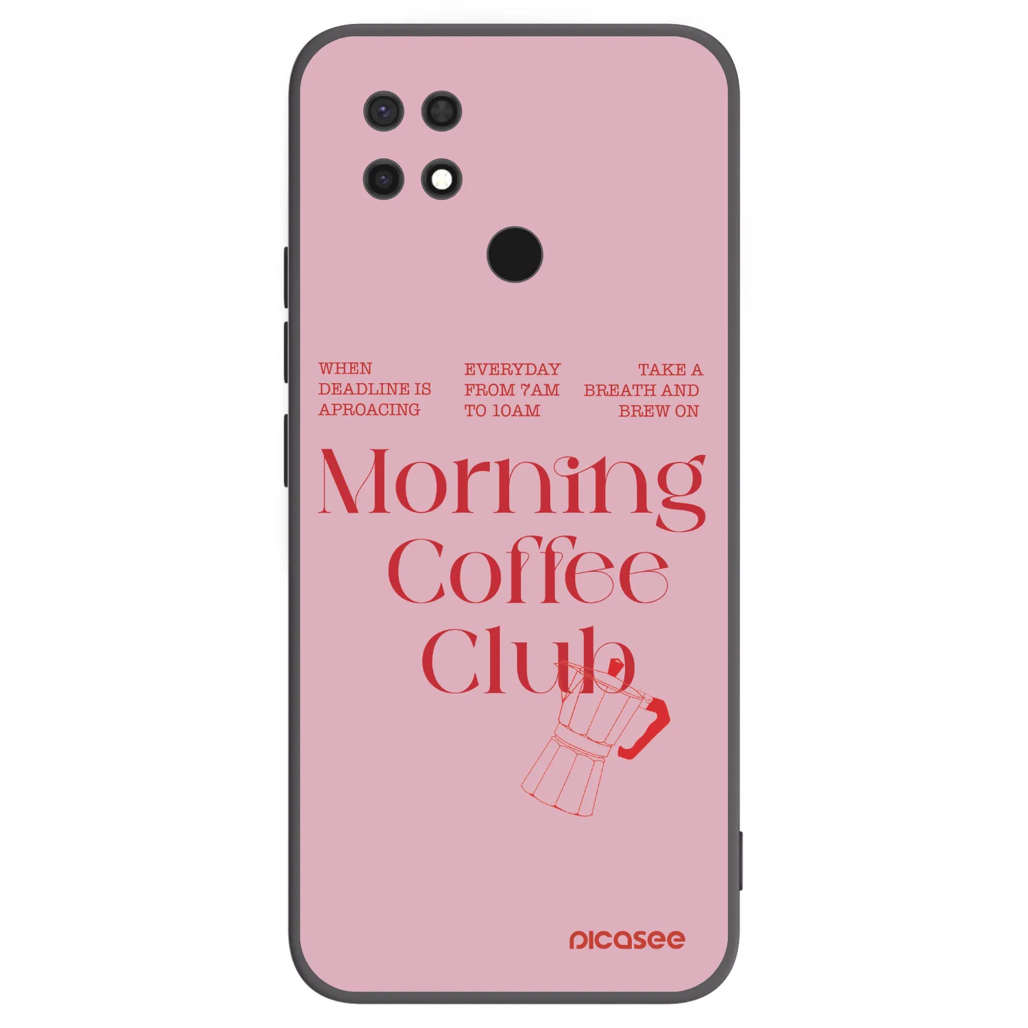Picasee silikonový černý obal pro Xiaomi Redmi 10C - Morning