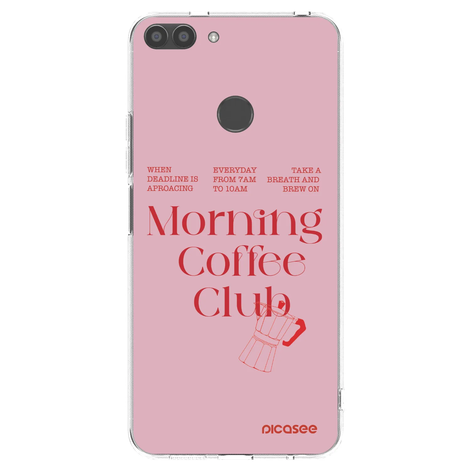 Picasee silikonový průhledný obal pro Huawei P Smart - Morning