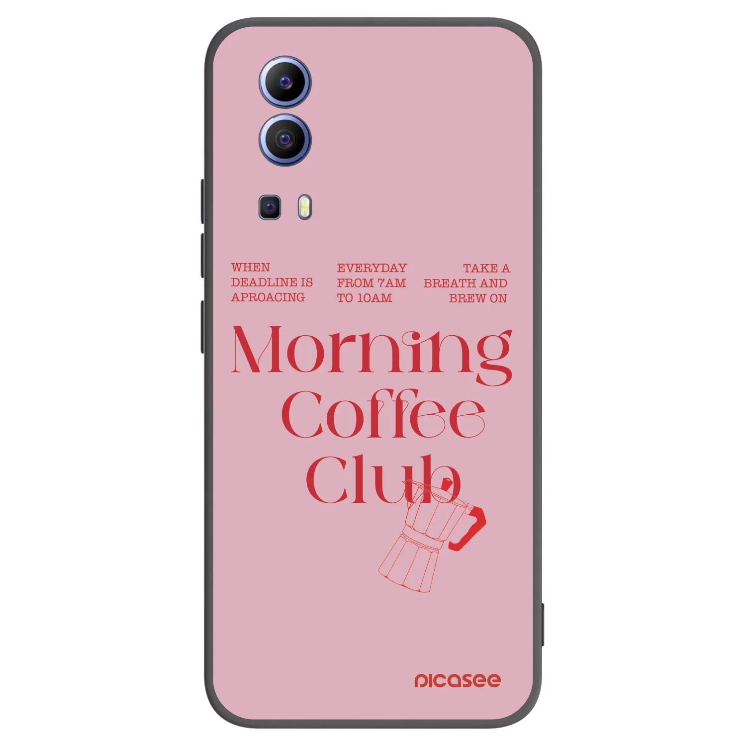 Picasee silikonový černý obal pro Vivo Y52 5G - Morning