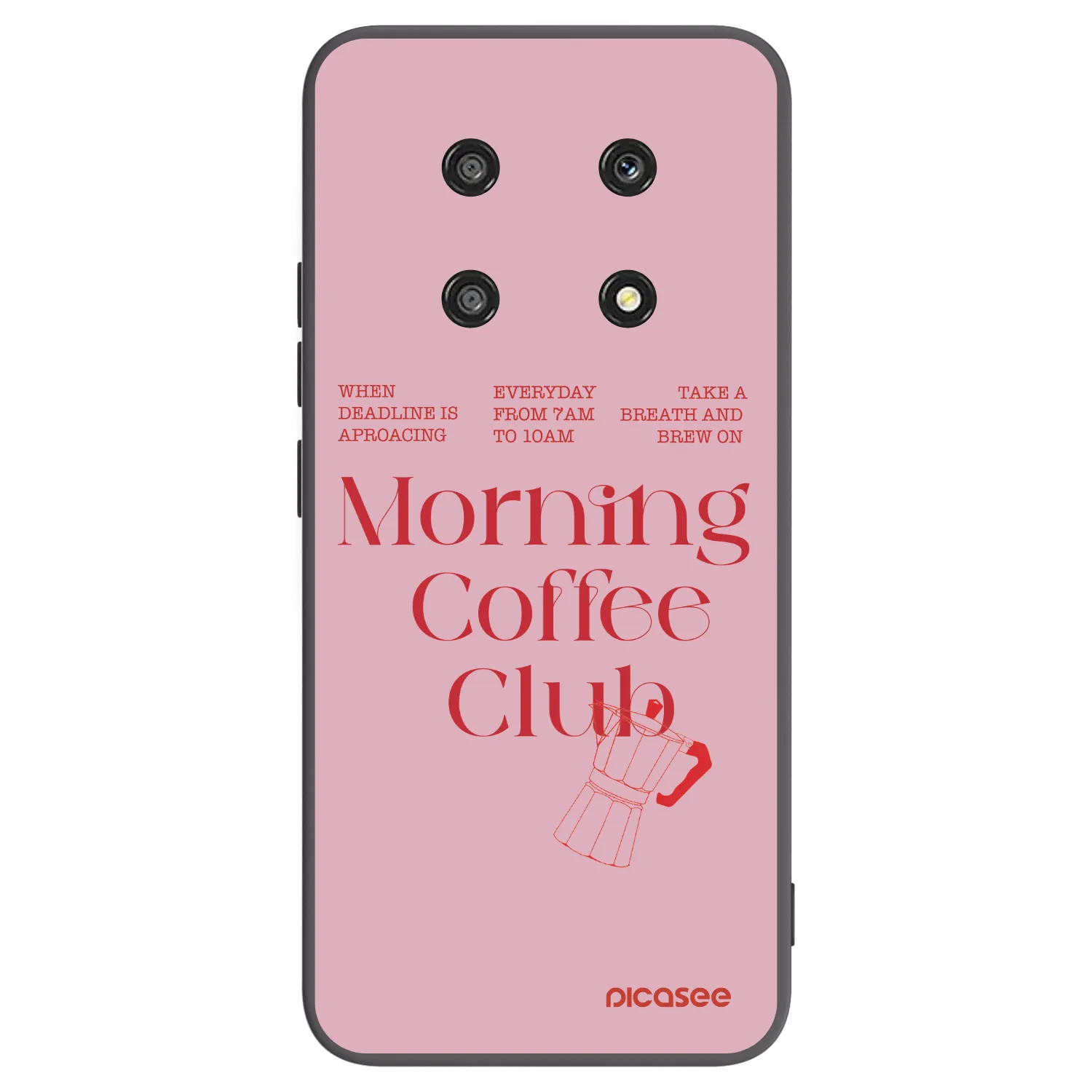 Picasee silikonový černý obal pro Honor Magic4 Lite 5G - Morning