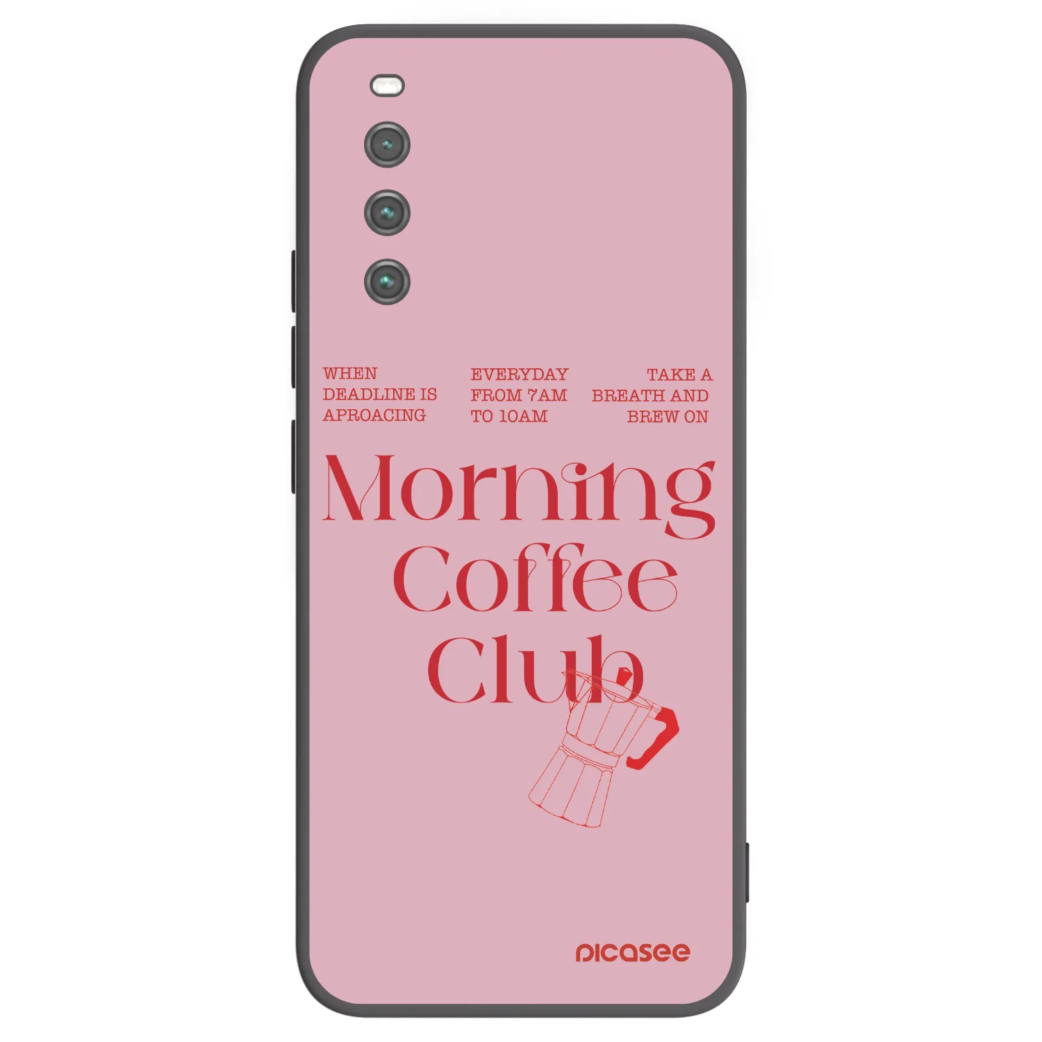 Picasee silikonový černý obal pro Sony Xperia 10 IV 5G - Morning