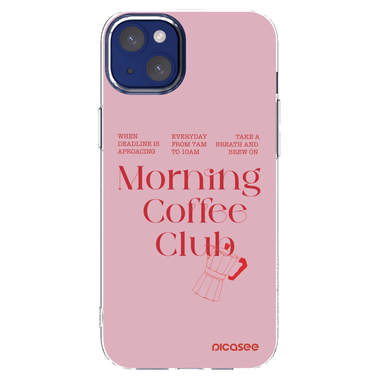 Picasee silikonový průhledný obal pro Apple iPhone 14 Plus - Morning