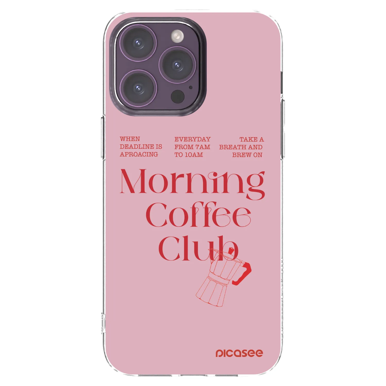 Picasee silikonový průhledný obal pro Apple iPhone 14 Pro Max - Morning