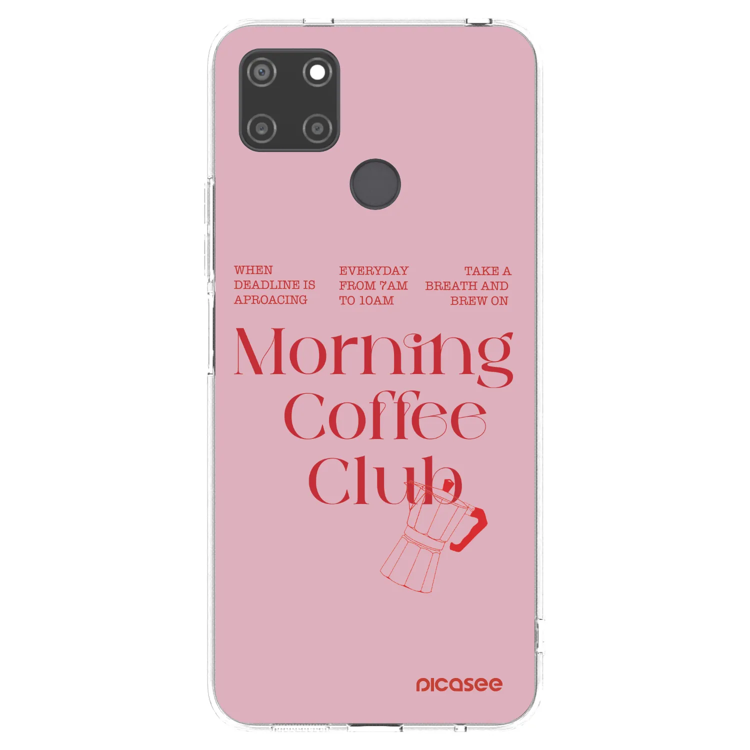 Picasee silikonový průhledný obal pro Realme C21Y - Morning