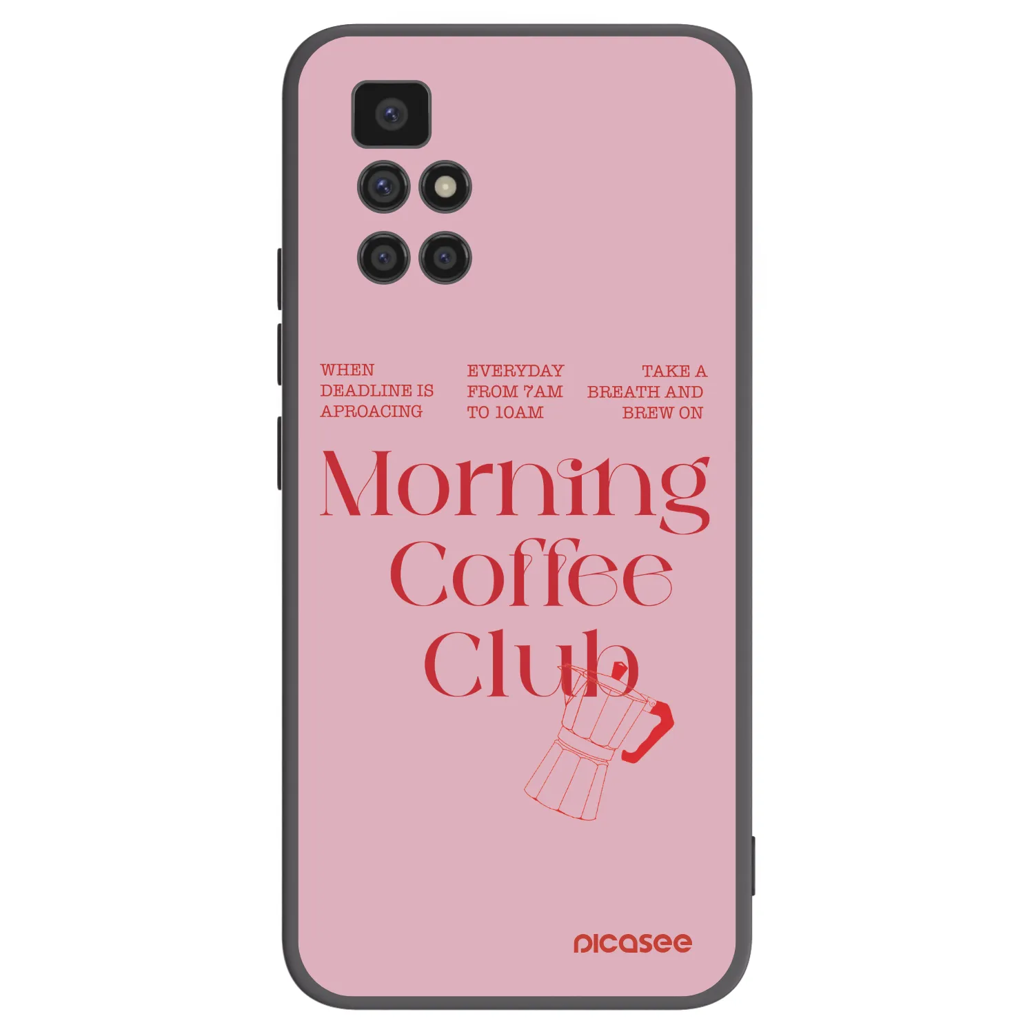 Picasee silikonový černý obal pro Xiaomi Redmi 10 (2022) - Morning