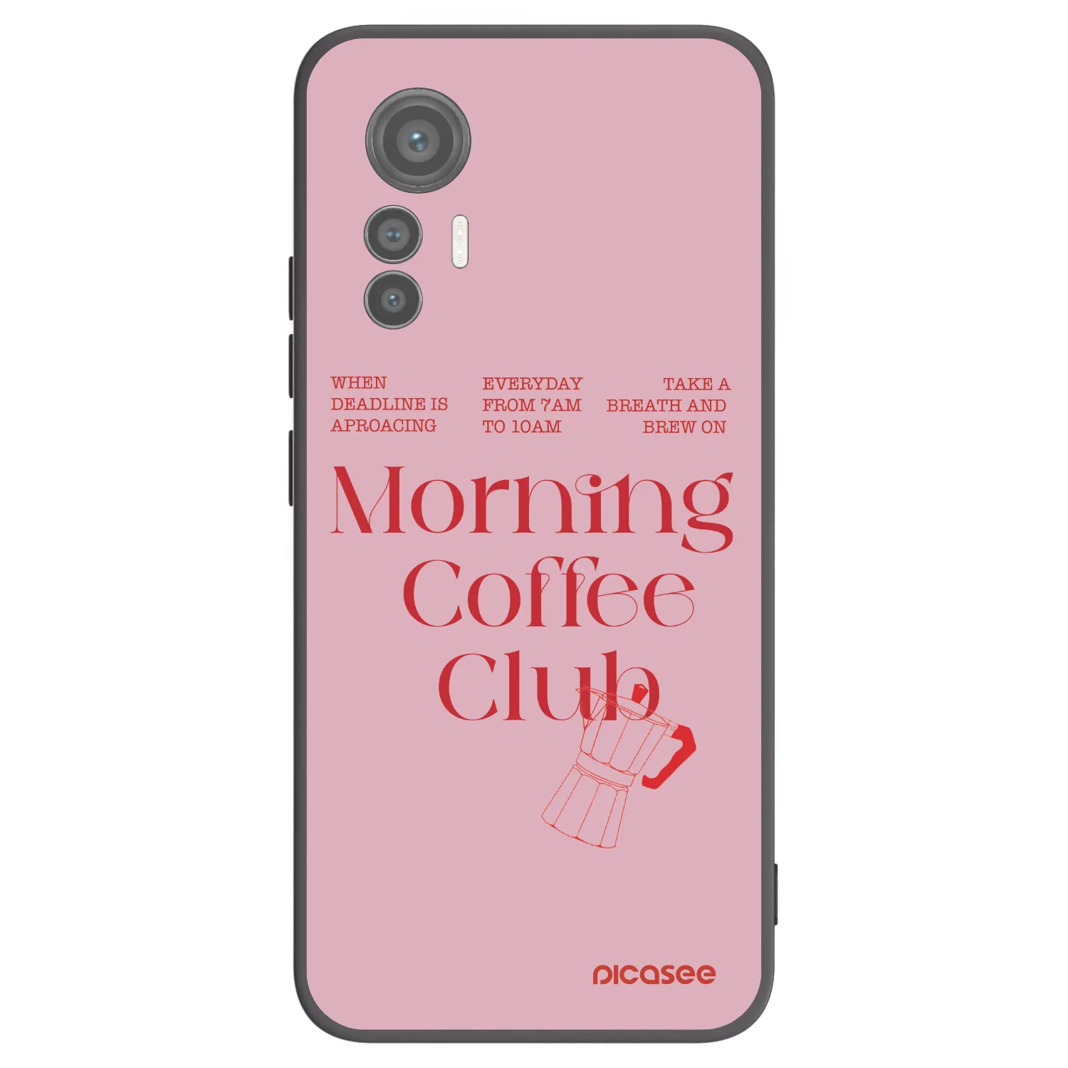 Picasee silikonový černý obal pro Xiaomi 12 Lite - Morning
