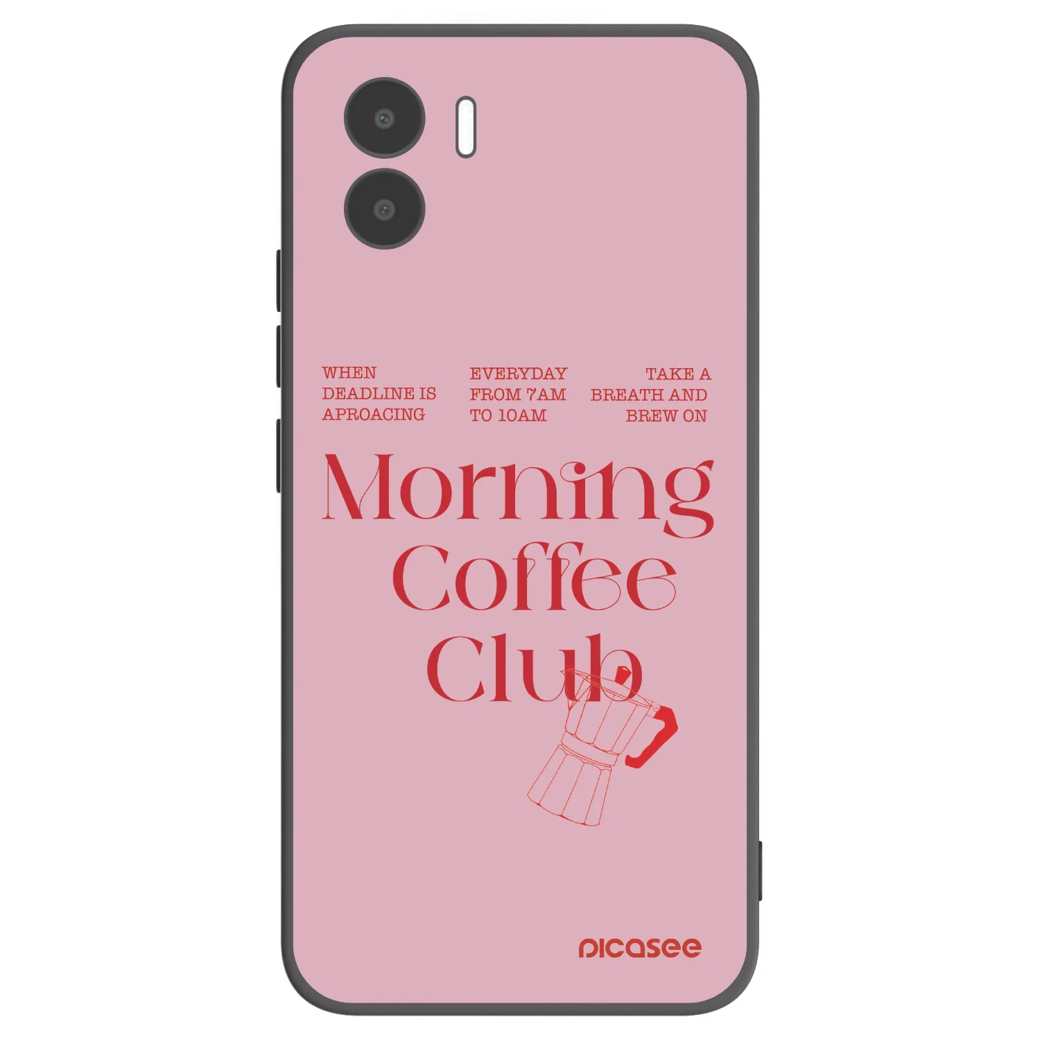Picasee silikonový černý obal pro Xiaomi Redmi A1 - Morning
