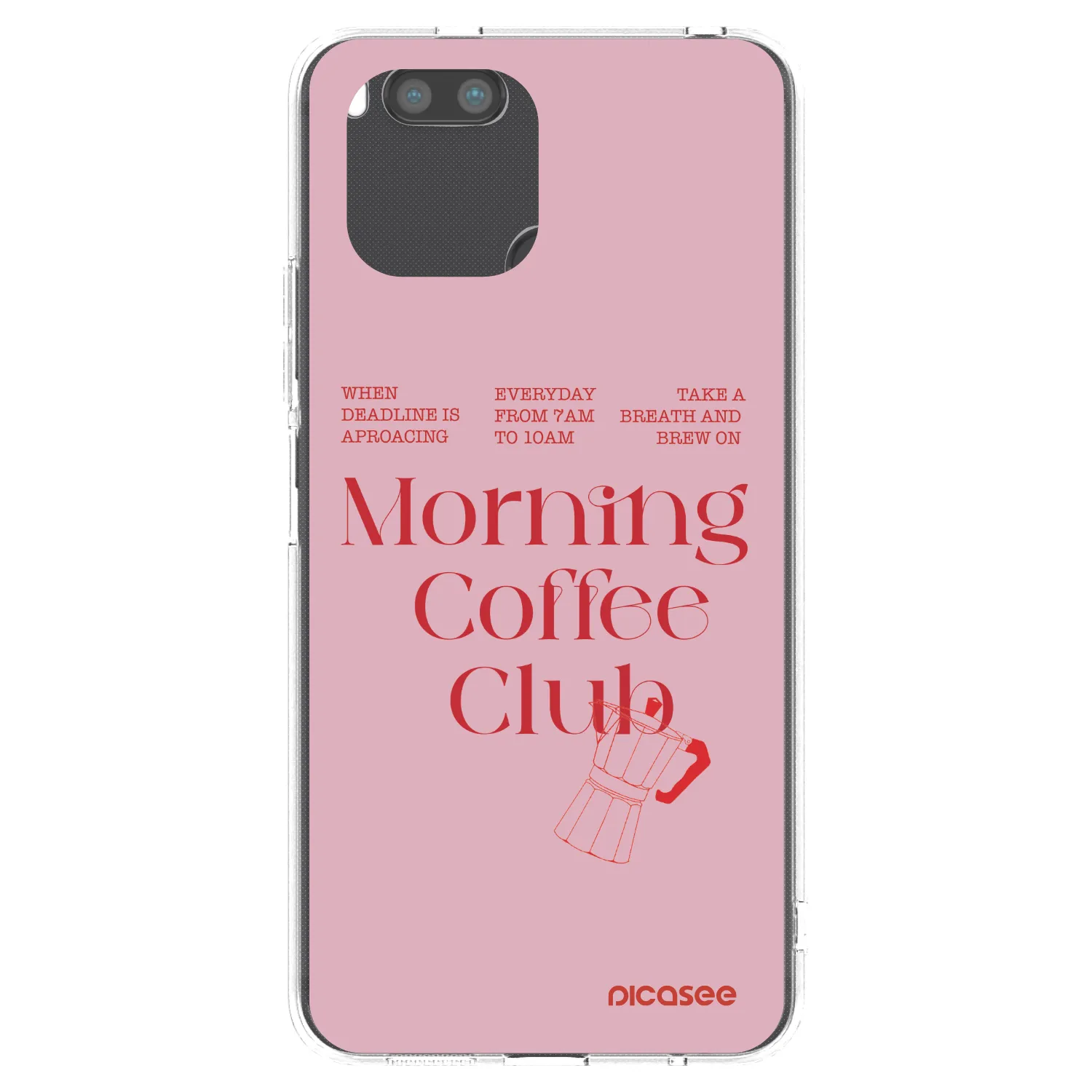 Picasee silikonový průhledný obal pro Xiaomi Redmi A1 - Morning
