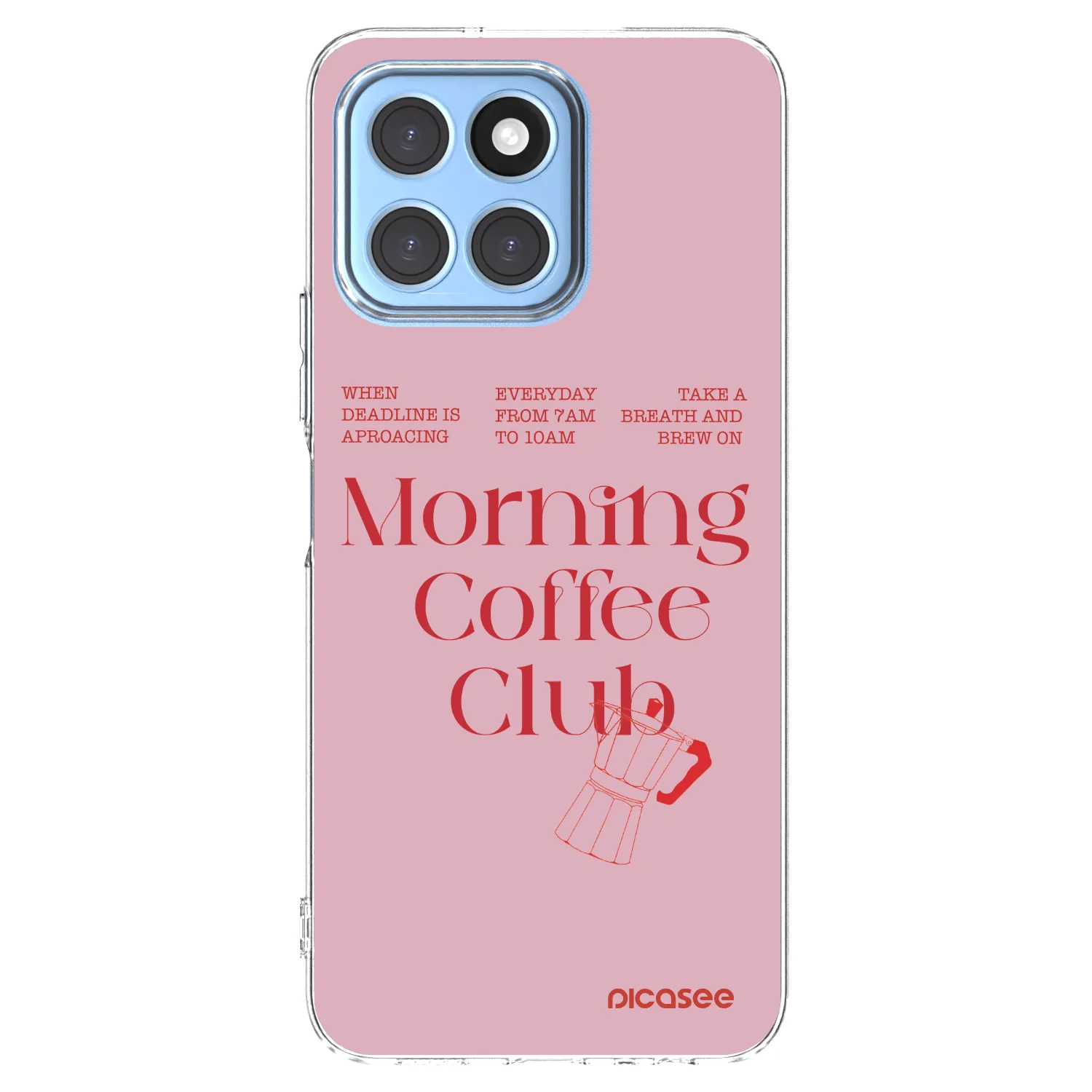 Picasee silikonový průhledný obal pro Honor X6 - Morning