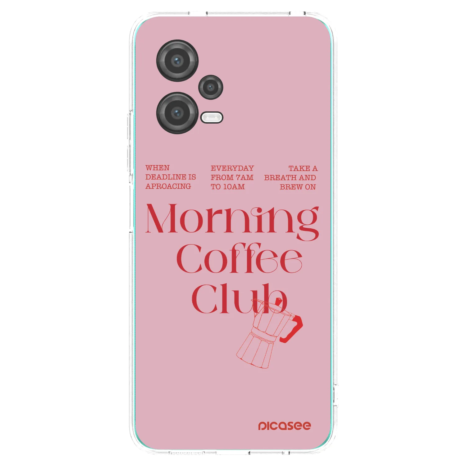 Picasee silikonový průhledný obal pro Xiaomi Poco X5 - Morning