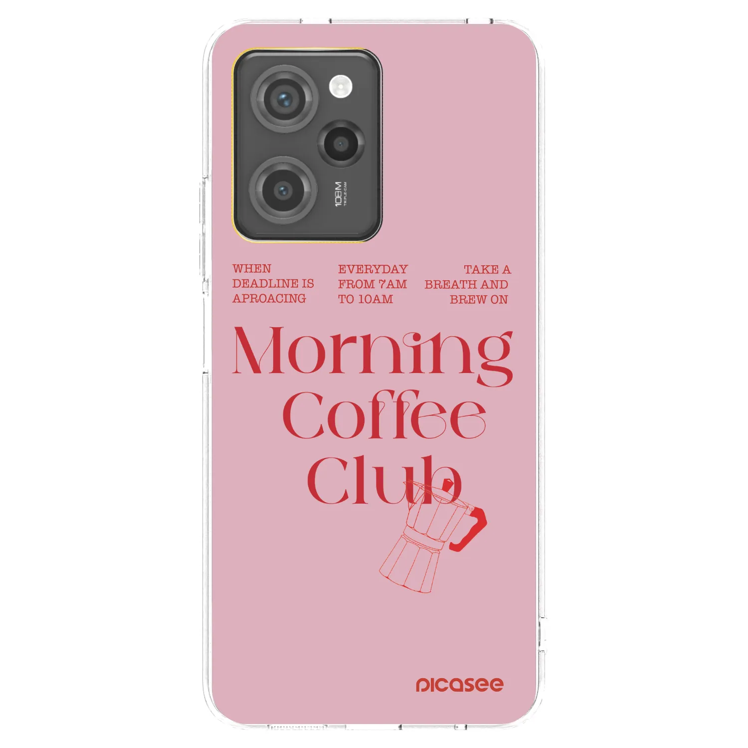 Picasee silikonový průhledný obal pro Xiaomi Poco X5 Pro - Morning