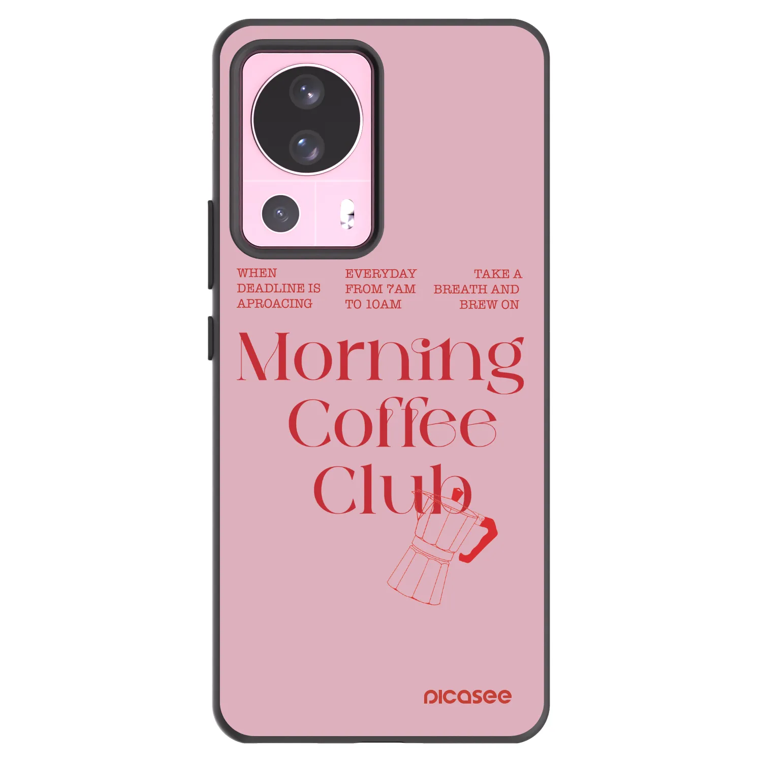 Picasee silikonový černý obal pro Xiaomi 13 Lite - Morning