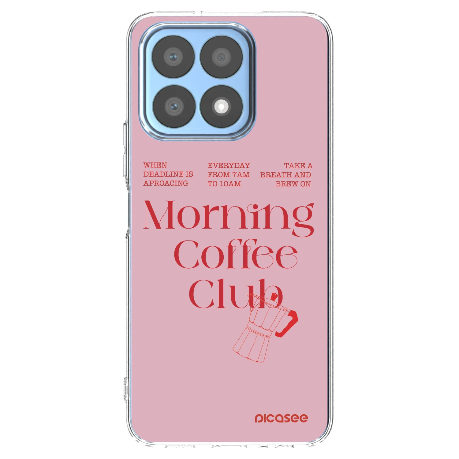 Picasee silikonový průhledný obal pro Honor X8a - Morning
