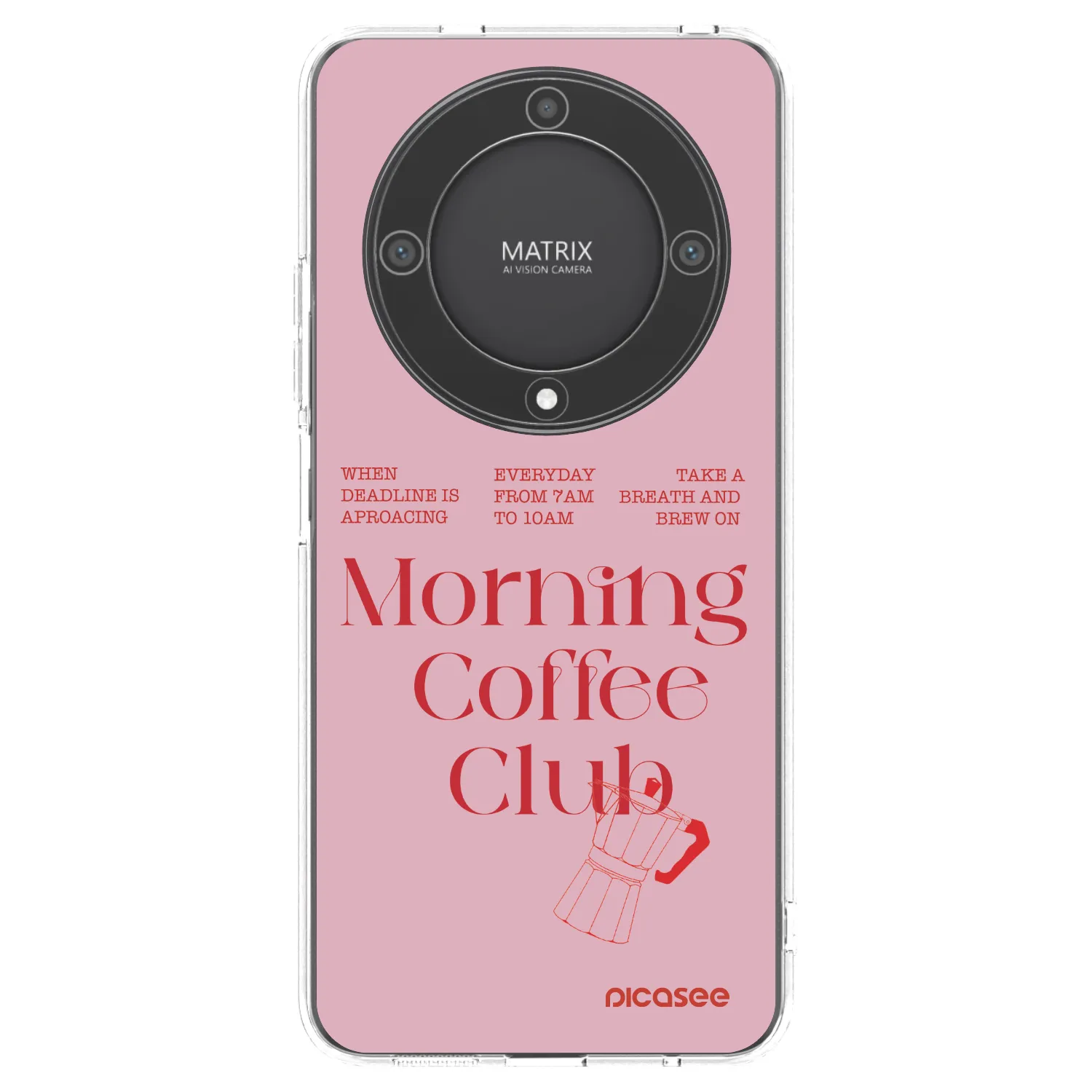 Picasee silikonový průhledný obal pro Honor Magic5 Lite 5G - Morning