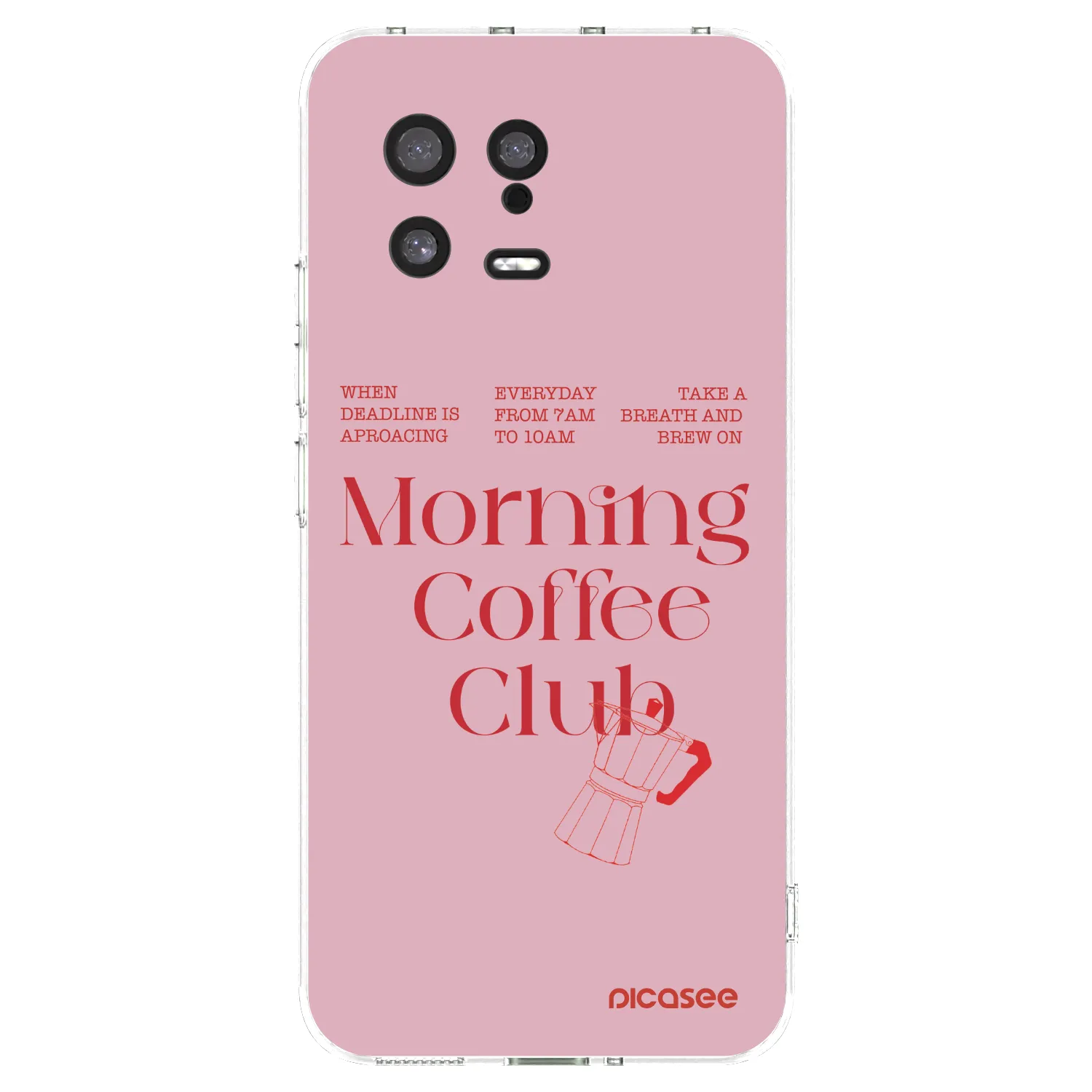 Picasee silikonový průhledný obal pro Xiaomi 13 - Morning