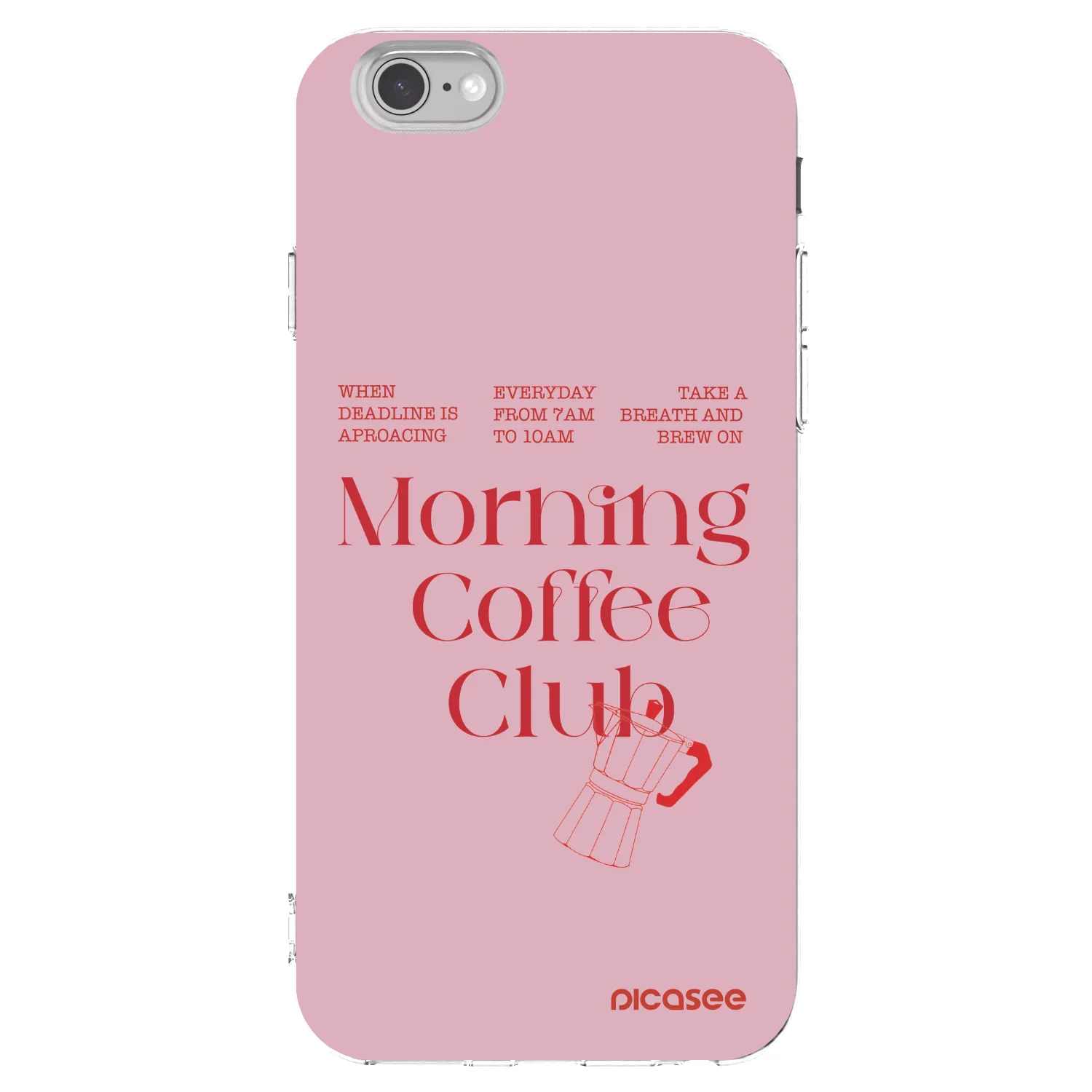 Picasee silikonový průhledný obal pro Apple iPhone 6/6S - Morning