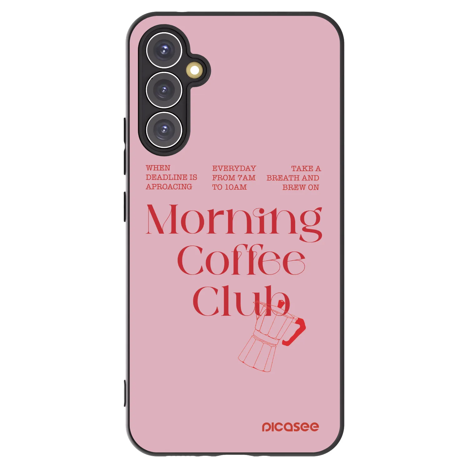 Picasee silikonový černý obal pro Samsung Galaxy A34 5G A346B - Morning