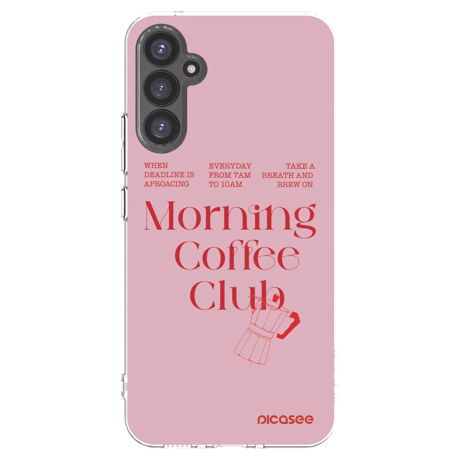 Picasee silikonový průhledný obal pro Samsung Galaxy A34 5G A346B - Morning