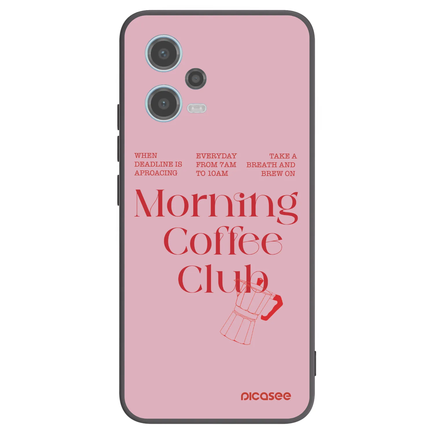 Picasee silikonový černý obal pro Xiaomi Redmi Note 12 5G - Morning