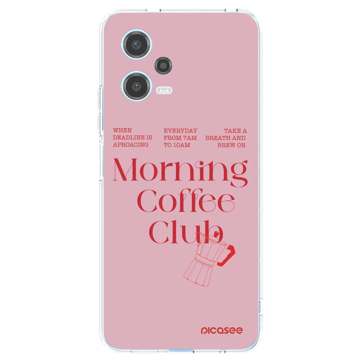 Picasee silikonový průhledný obal pro Xiaomi Redmi Note 12 5G - Morning