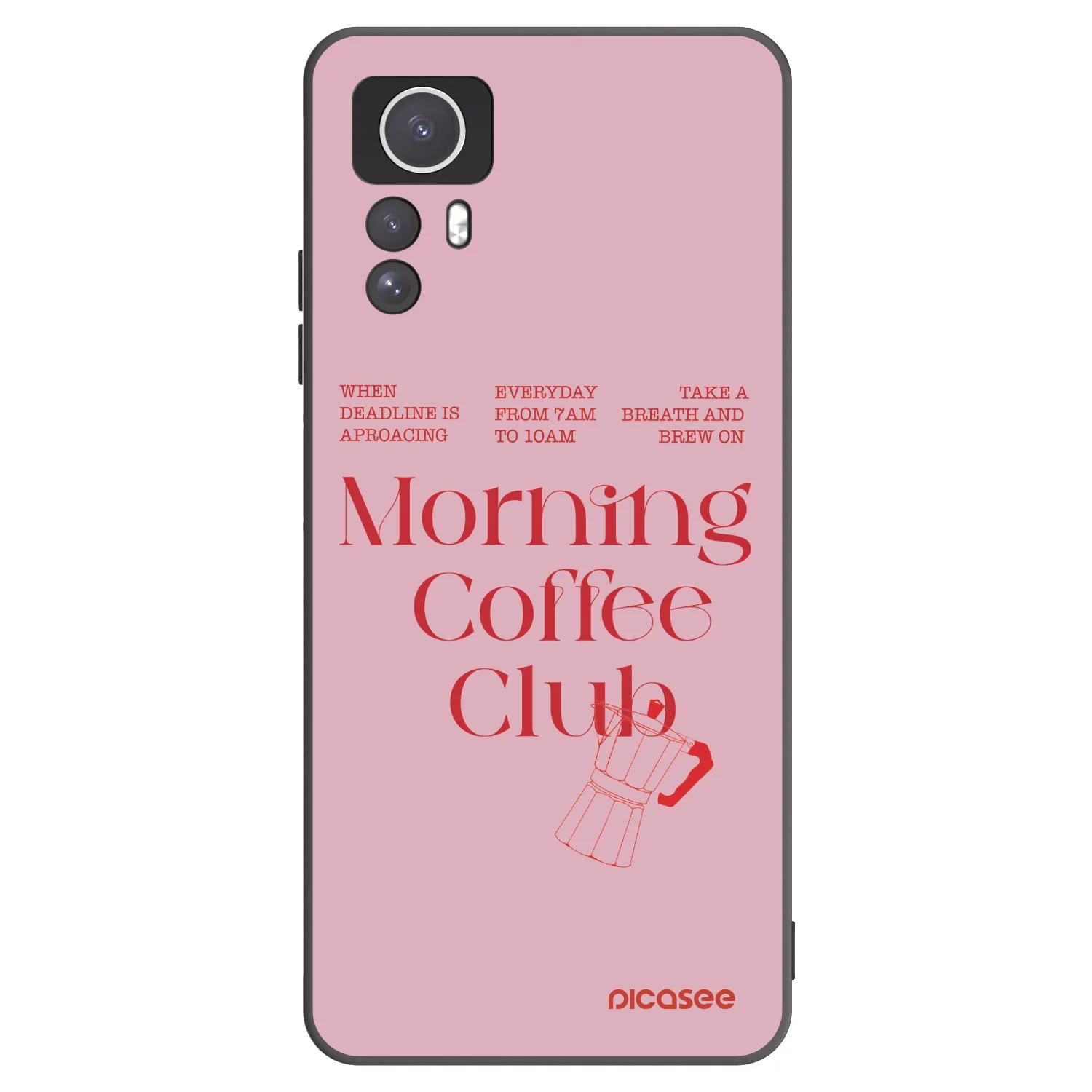 Picasee silikonový černý obal pro Xiaomi Redmi Note 12S - Morning
