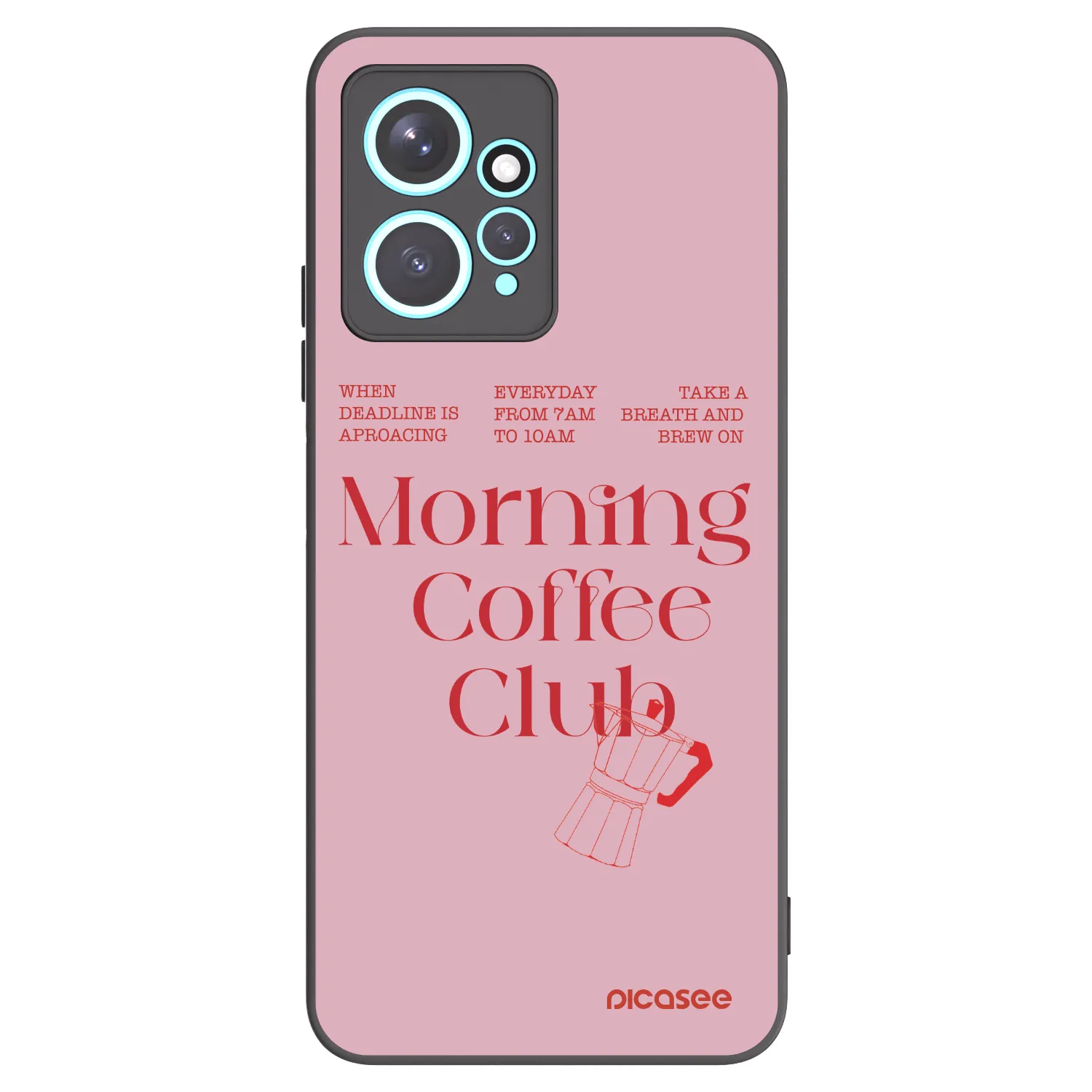 Picasee silikonový černý obal pro Xiaomi Redmi Note 12 4G - Morning