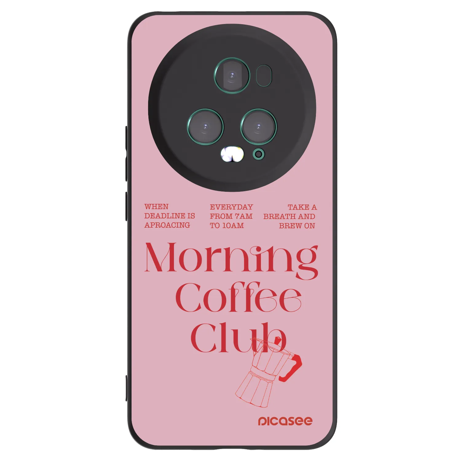 Picasee silikonový černý obal pro Honor Magic5 Pro - Morning