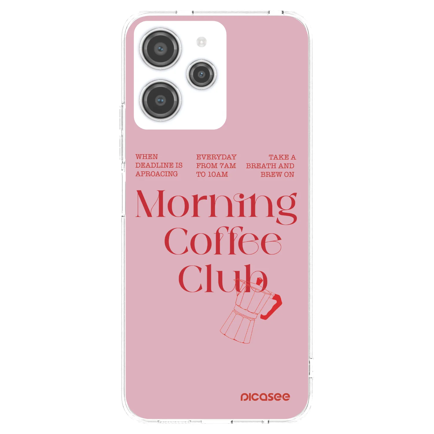 Picasee silikonový průhledný obal pro Xiaomi Redmi 12 4G - Morning