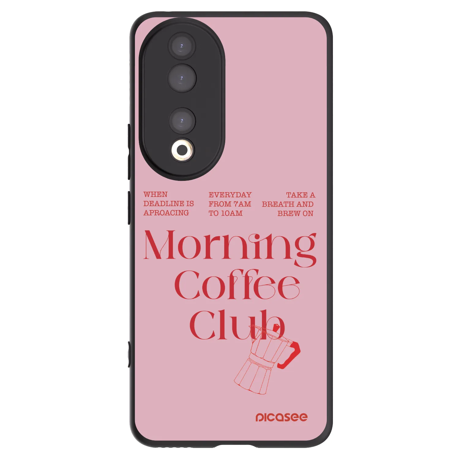 Picasee silikonový černý obal pro Honor 90 5G - Morning