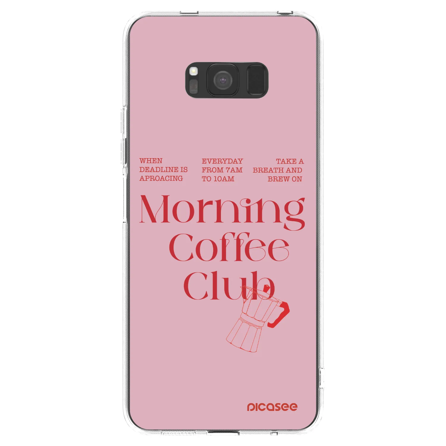 Picasee silikonový průhledný obal pro Samsung Galaxy S8 G950F - Morning
