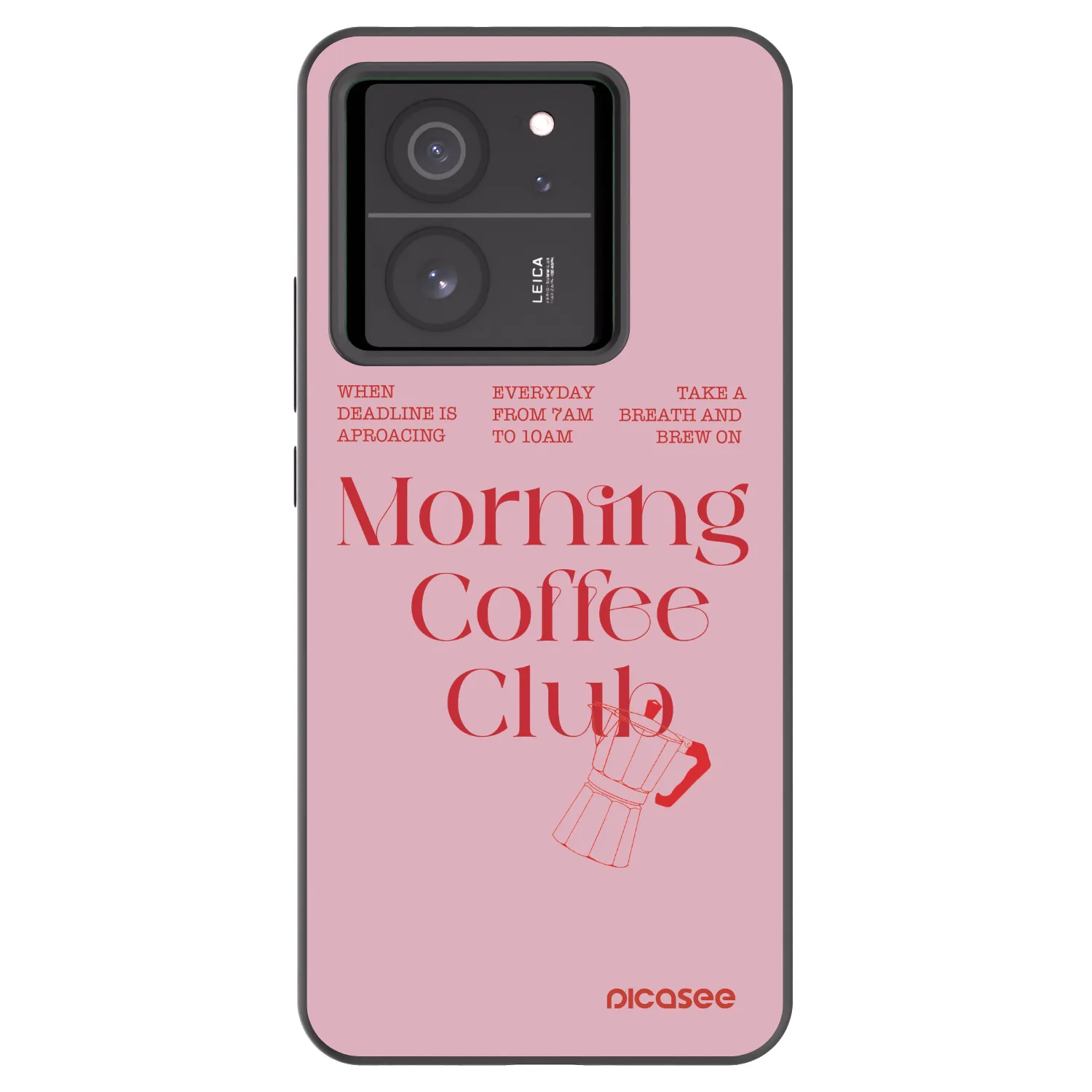 Picasee silikonový černý obal pro Xiaomi 13T - Morning