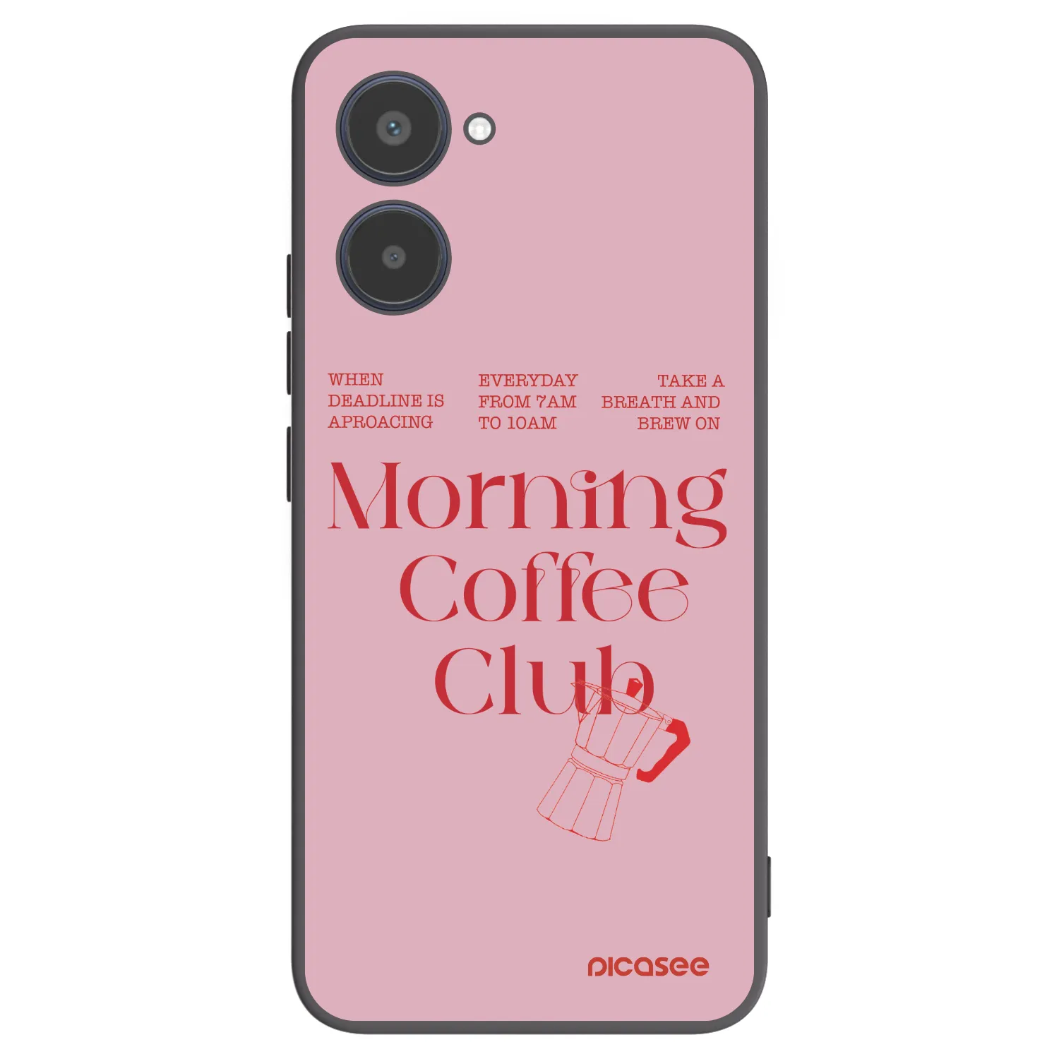 Picasee silikonový černý obal pro Realme 10 4G - Morning