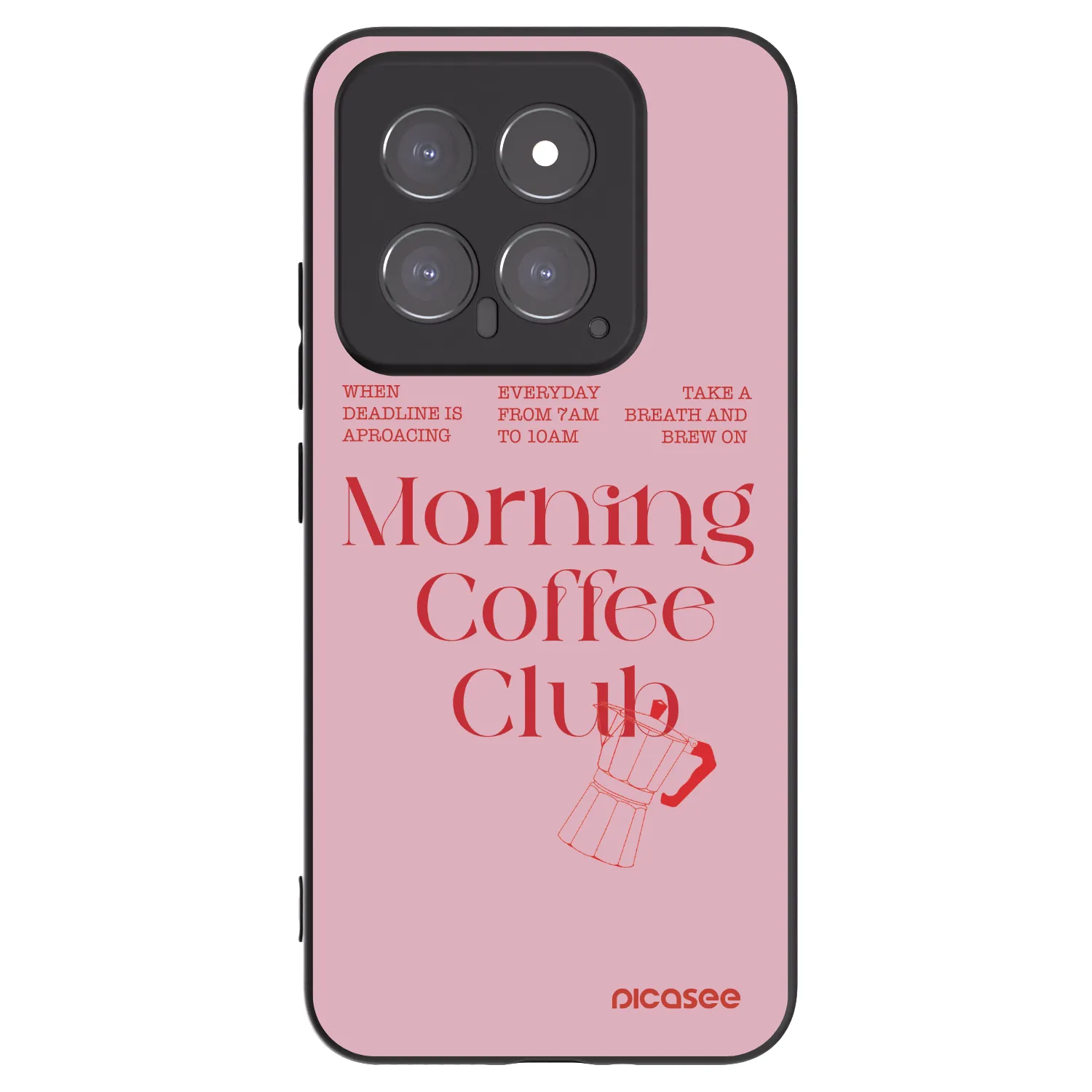 Picasee silikonový černý obal pro Xiaomi 14 - Morning