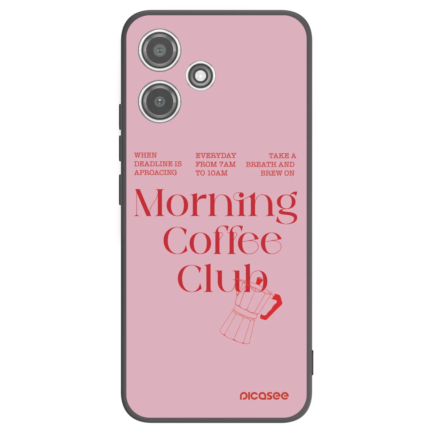 Picasee silikonový černý obal pro Xiaomi Redmi 12 5G - Morning