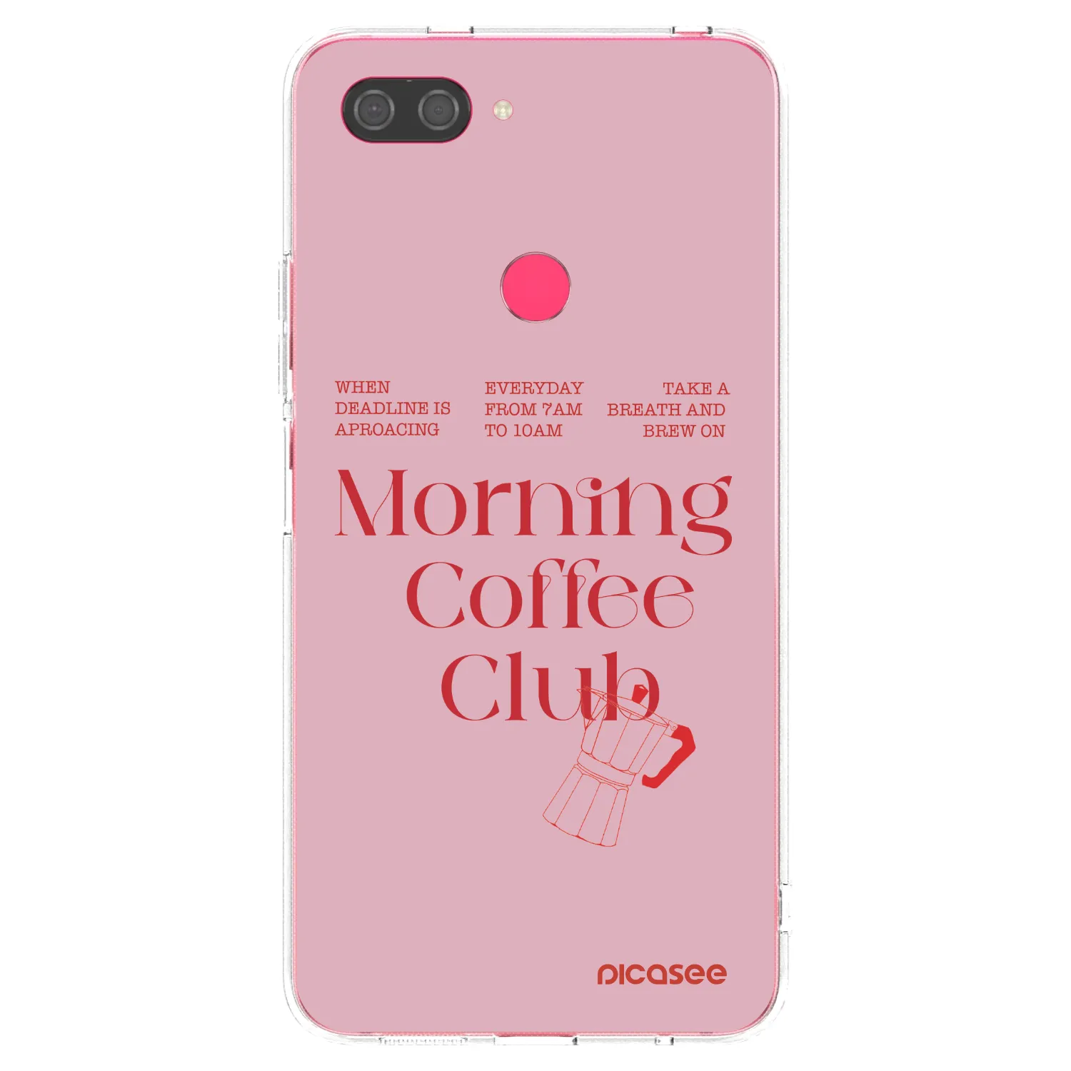 Picasee silikonový průhledný obal pro Xiaomi Mi 8 Lite - Morning