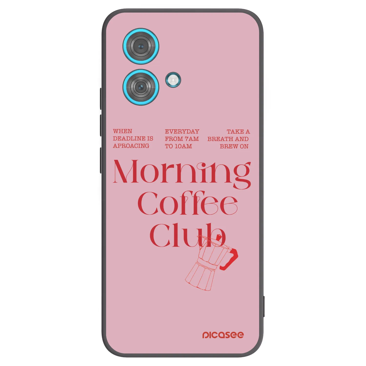 Picasee silikonový černý obal pro Motorola Edge 40 Neo - Morning