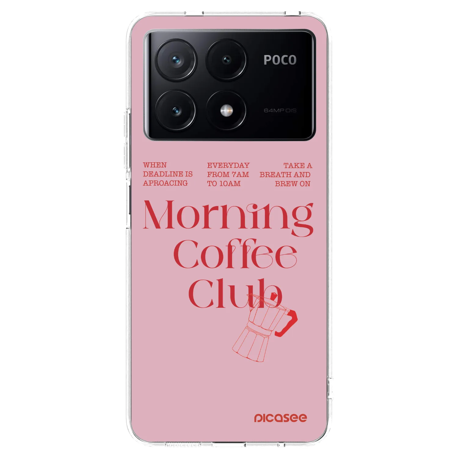 Picasee silikonový průhledný obal pro Xiaomi Poco X6 Pro - Morning